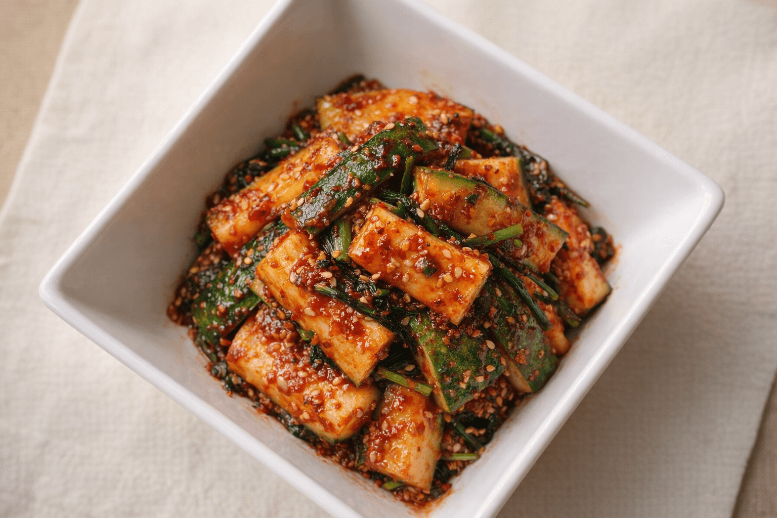 The Ultimate 10-Minute Spicy Korean Cucumber Salad (Oi-muchim) Secret Recipe!