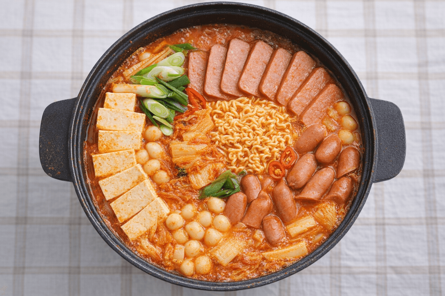 얼큰한 부대찌개
