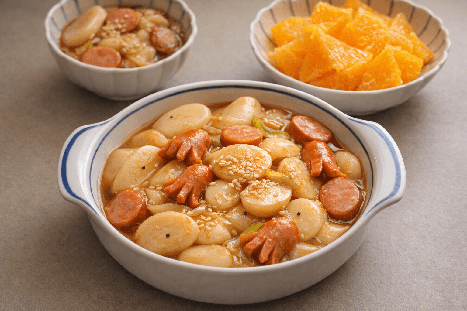 단짠 아이 간식 간장 떡볶이