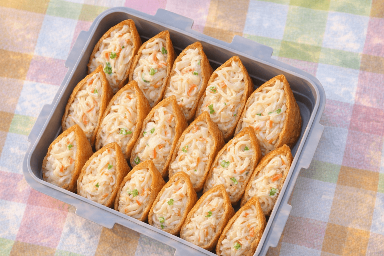 크래미 유부초밥 소풍 도시락