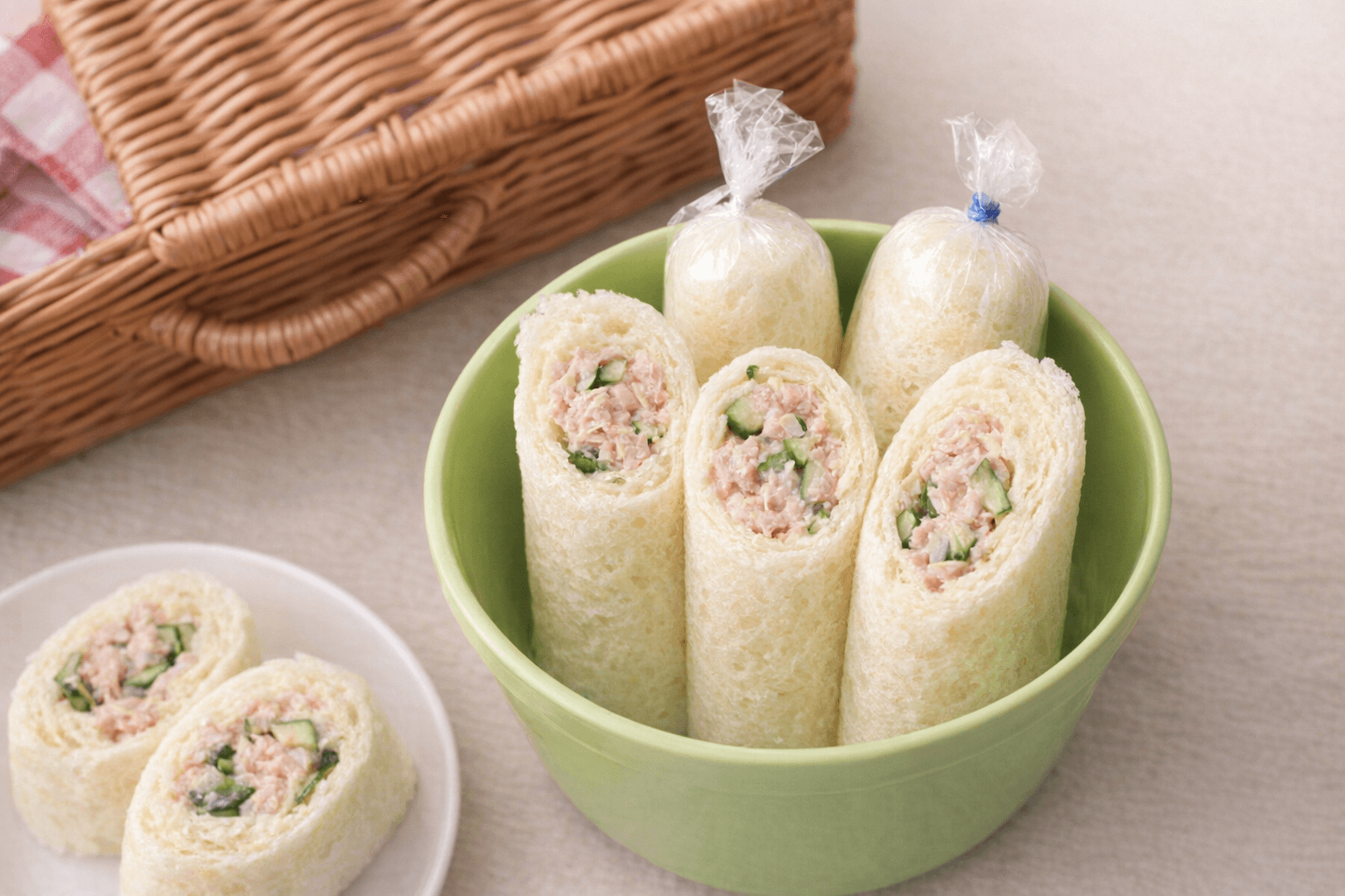 참치롤샌드위치 피크닉 도시락