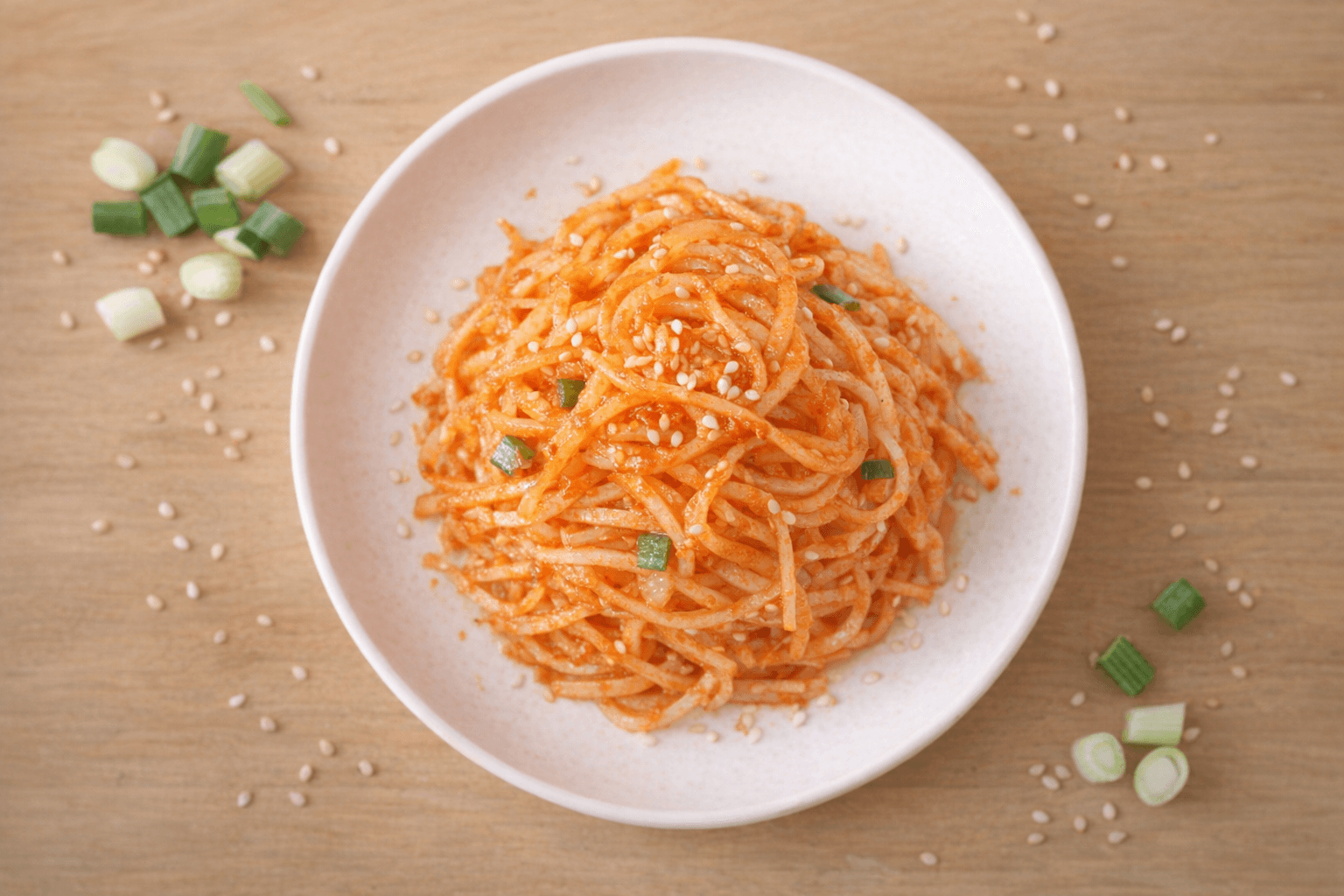 새콤달콤 무생채 반찬