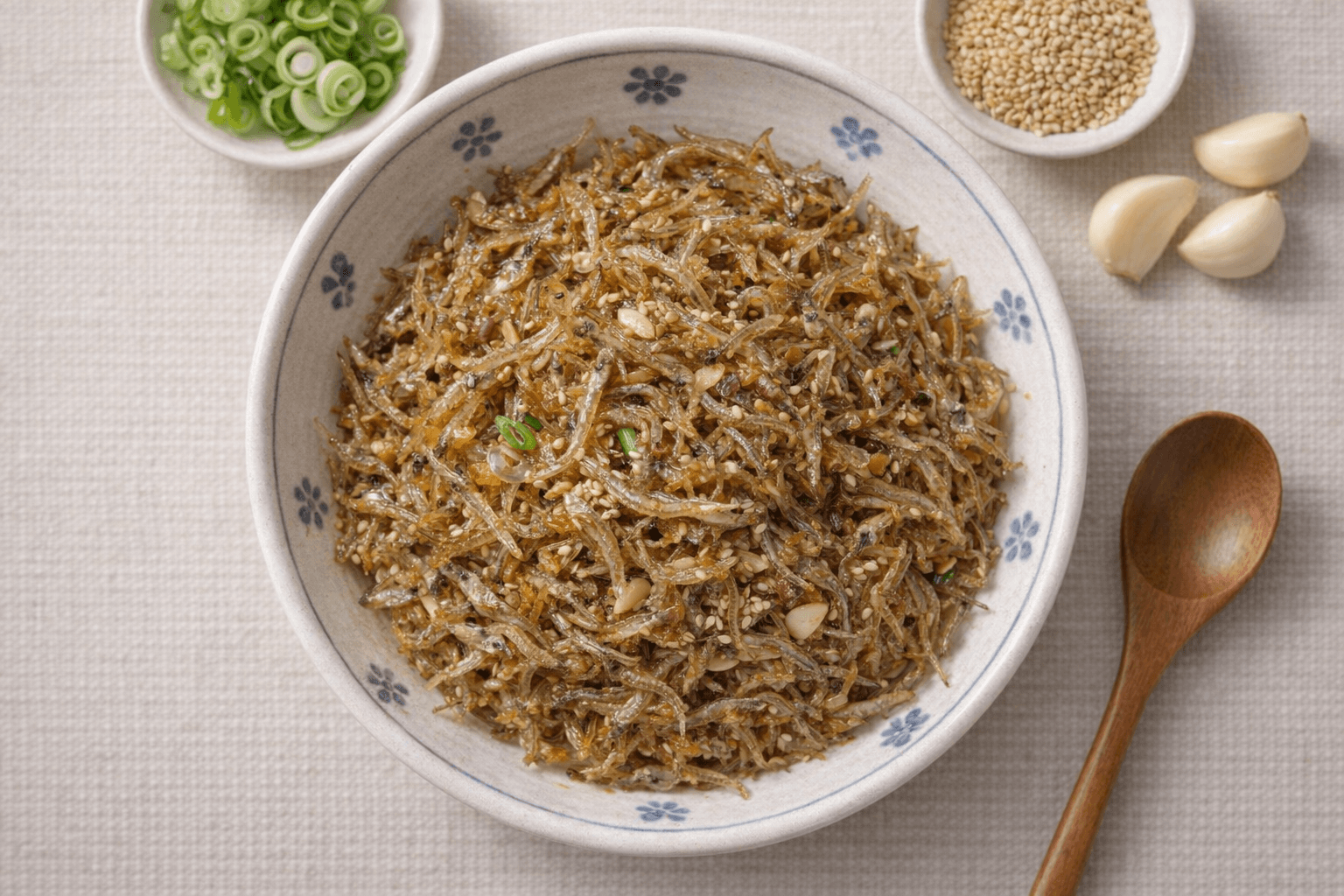 윤기나는 바삭한 멸치볶음 밑반찬