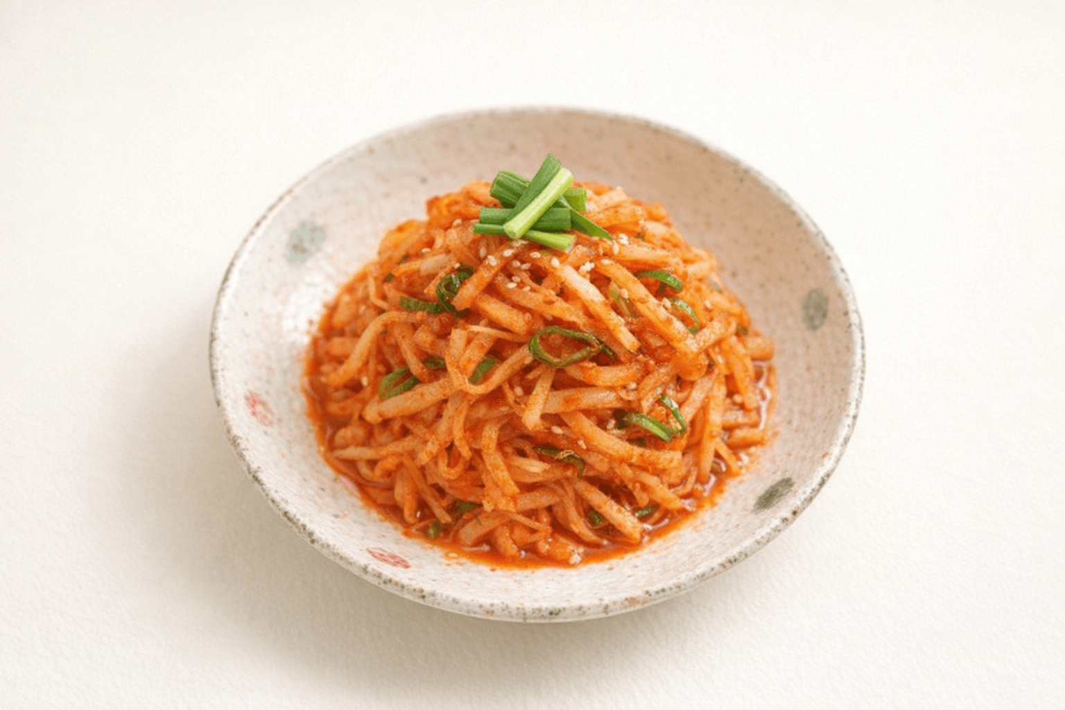 아삭하고 매콤달콤한 10분 완성 무생채