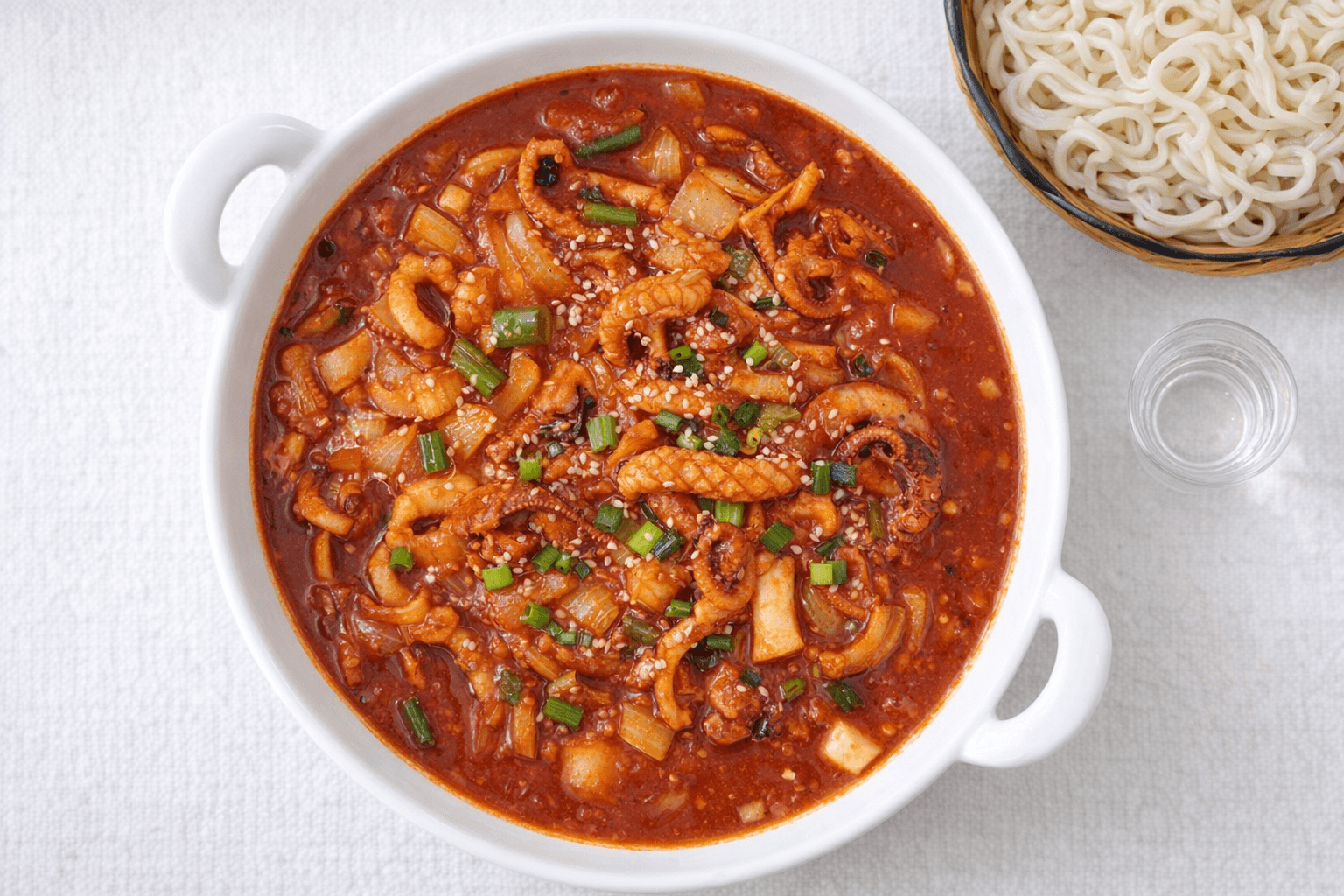 소주 3병 순삭! 국물이 끝내주는 우동사리 필수 오징어볶음 황금레시피