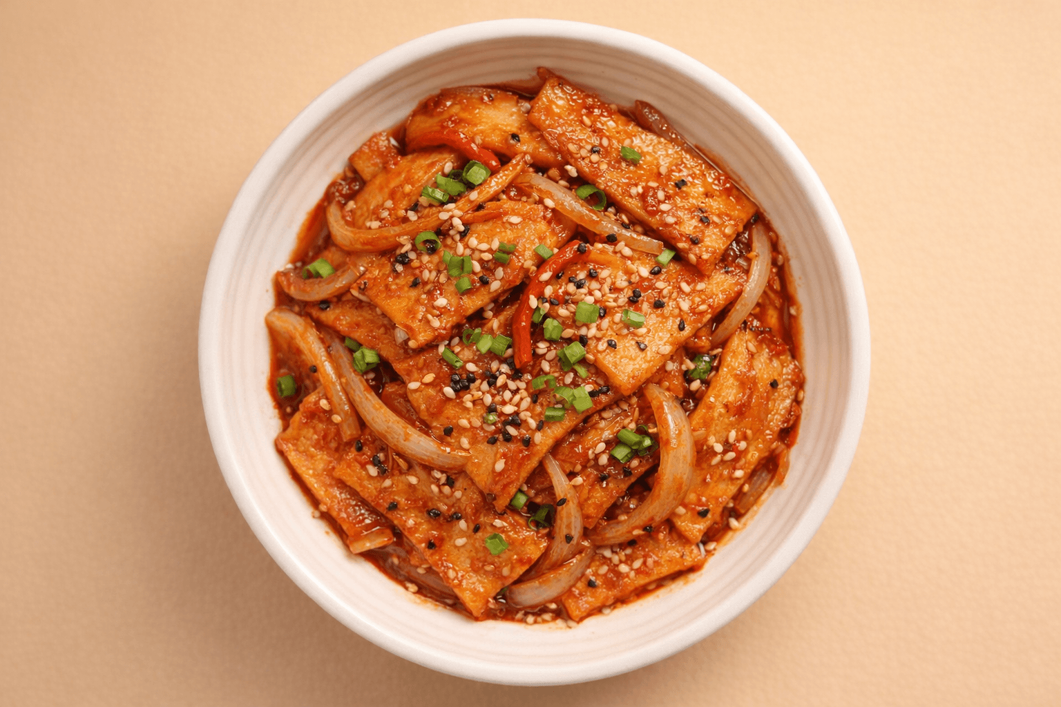 【15分で完成】ご飯が止まらない！韓国の定番おかず「ピリ辛オムクポックム（練り物炒め）」の黄金レシピ