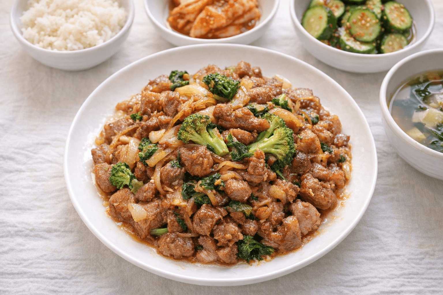 목살 간장 볶음 단짠 요리