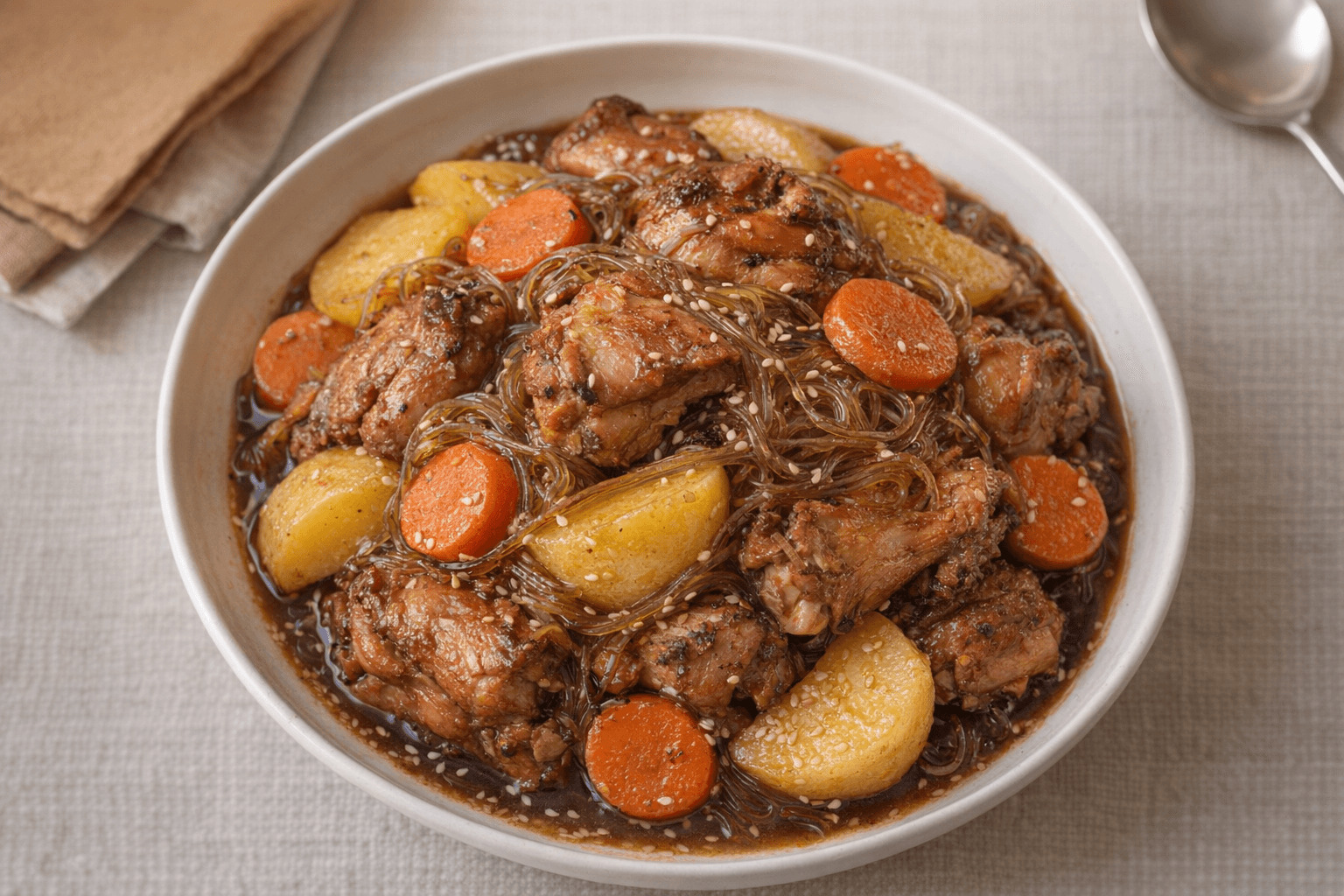 단짠단짠 맛있는 간장 찜닭 요리