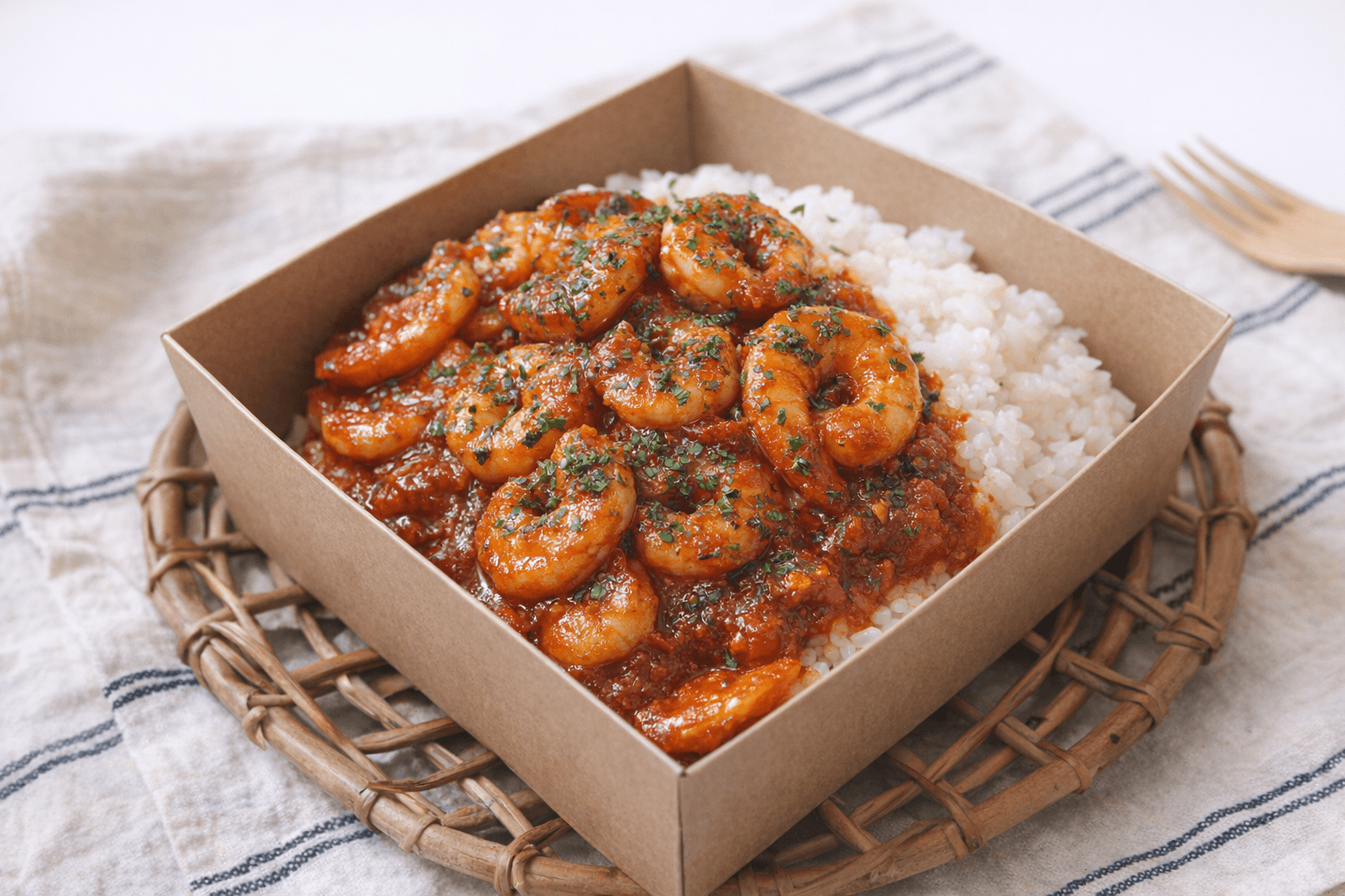 칠리새우 쉬림프박스 피크닉 도시락