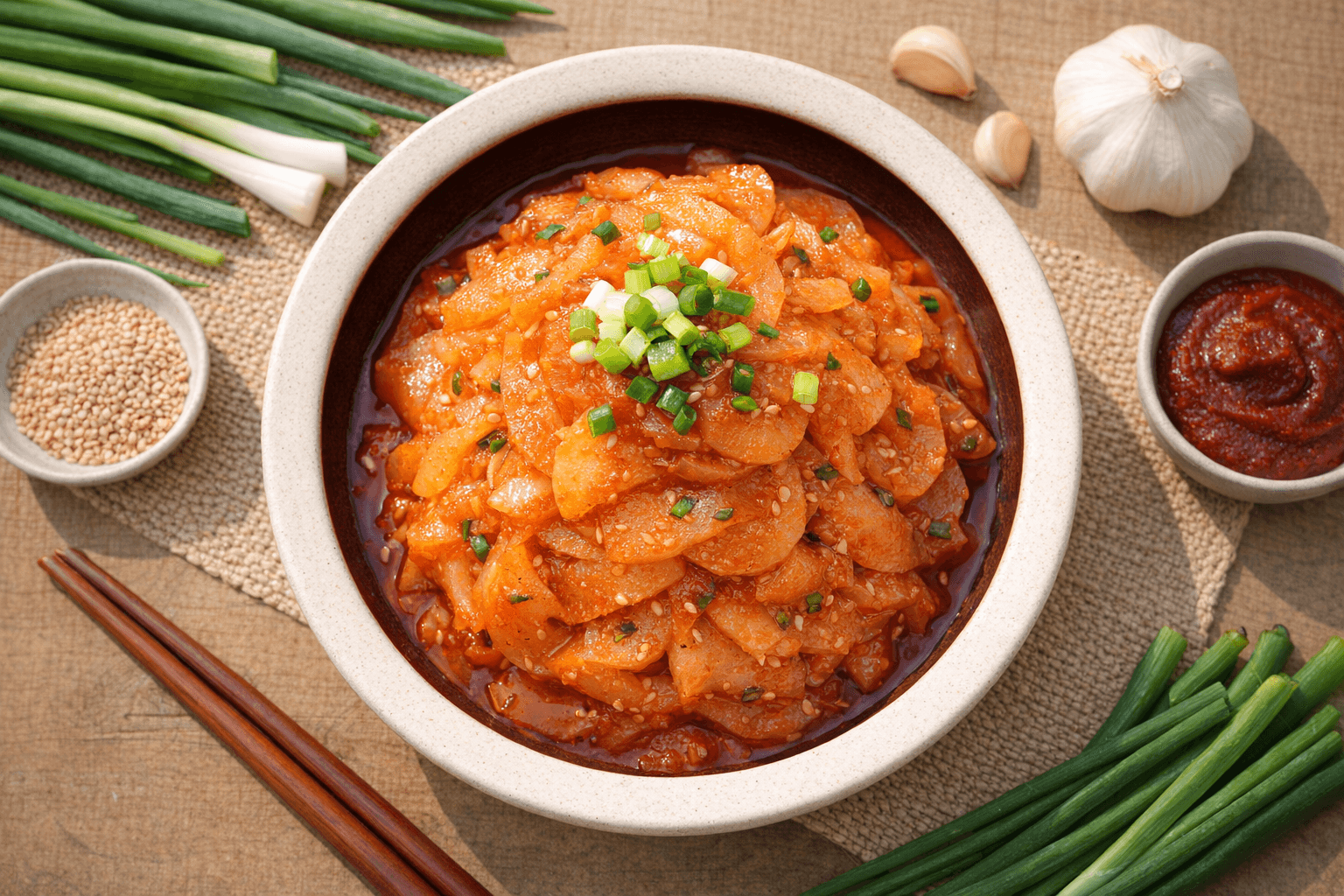 매콤하고 아삭한 노각무침 여름 반찬