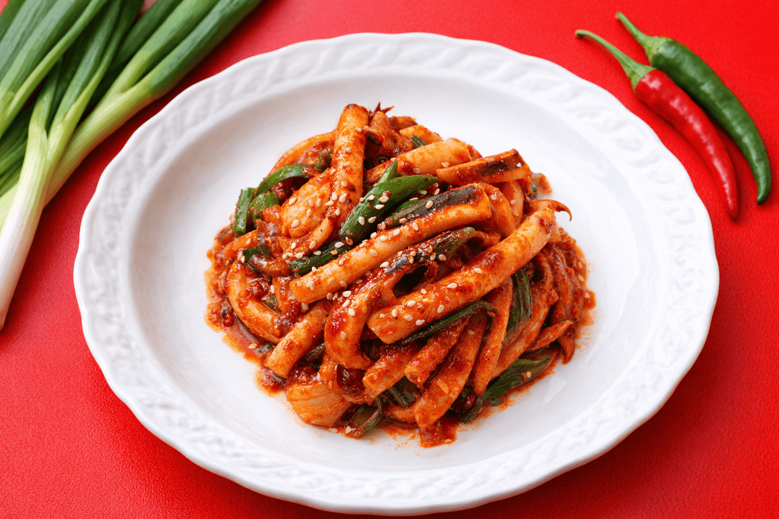 매콤달콤 오징어볶음 레시피