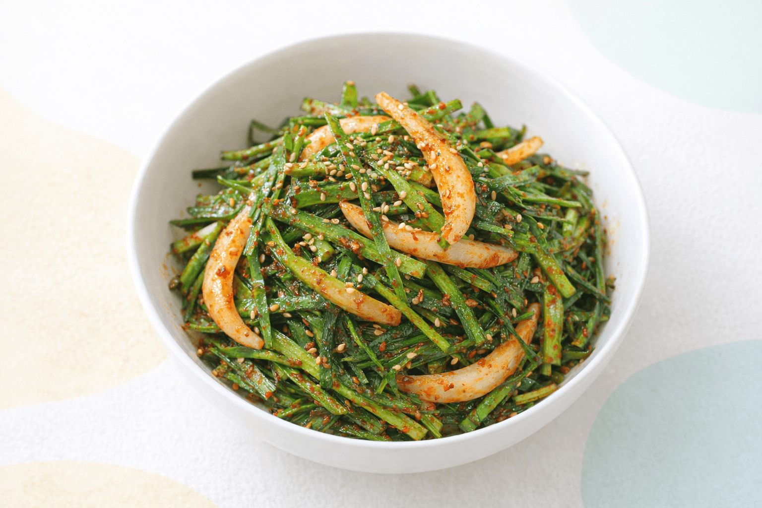 매콤달콤 밥도둑 부추겉절이