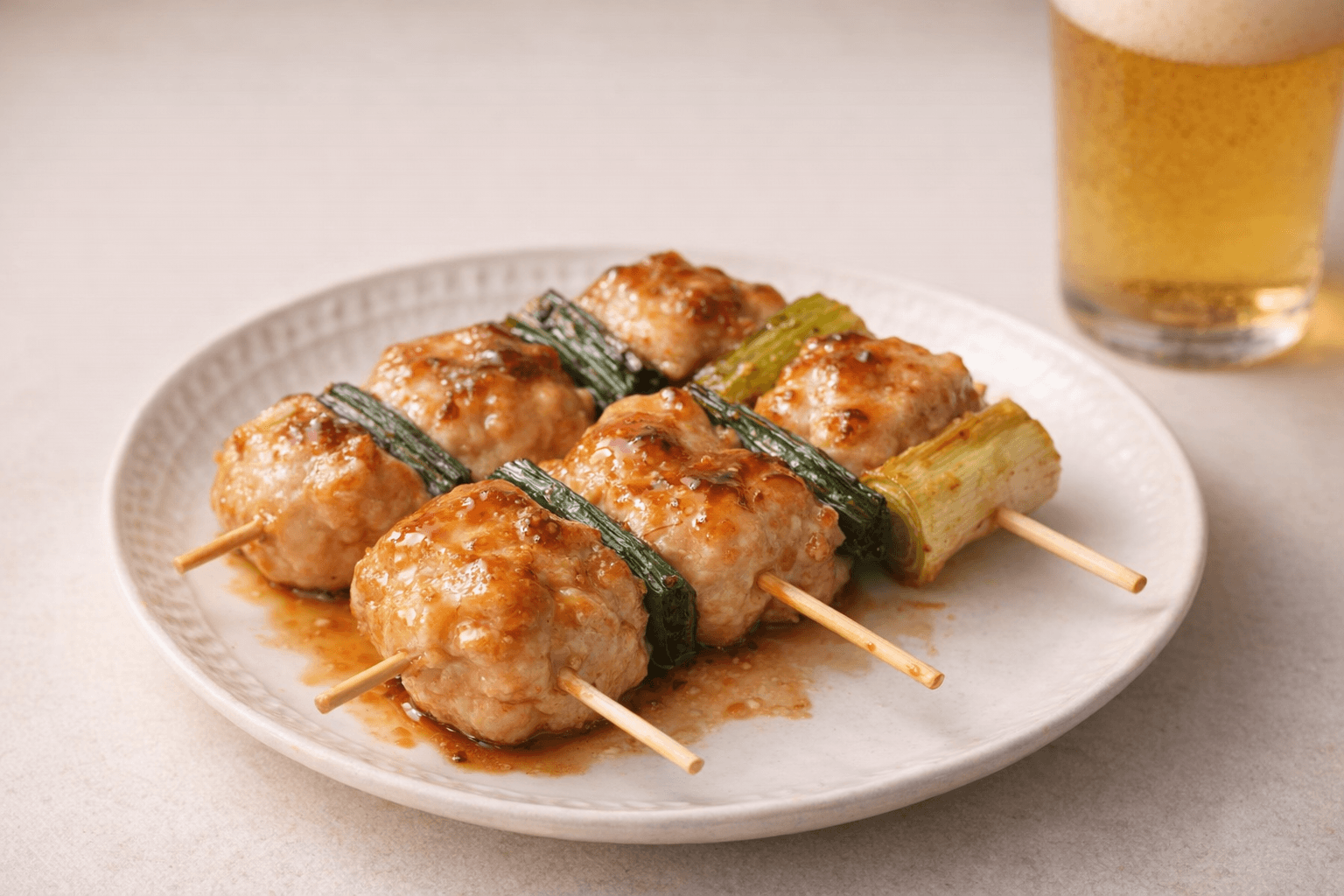 윤기나는 데리야끼 파닭꼬치