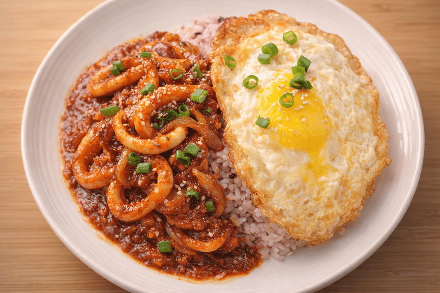 30-Minute Magic: The Ultimate Korean Spicy Squid Rice Bowl Recipe (Baek Jong-won Style)