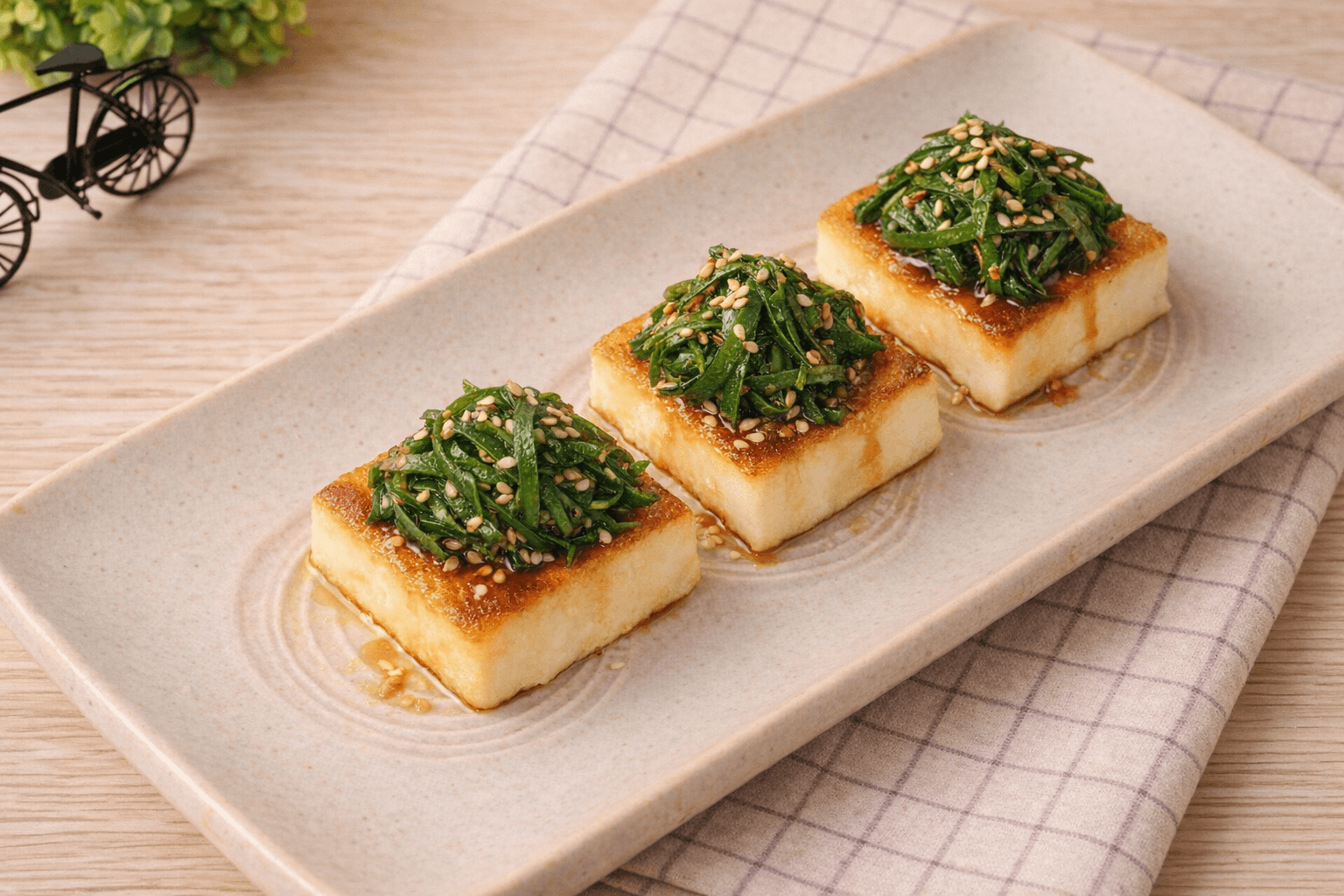 The Ultimate Crispy Pan-Fried Tofu with Perilla Leaf Sauce: A 30-Minute Magic Recipe!