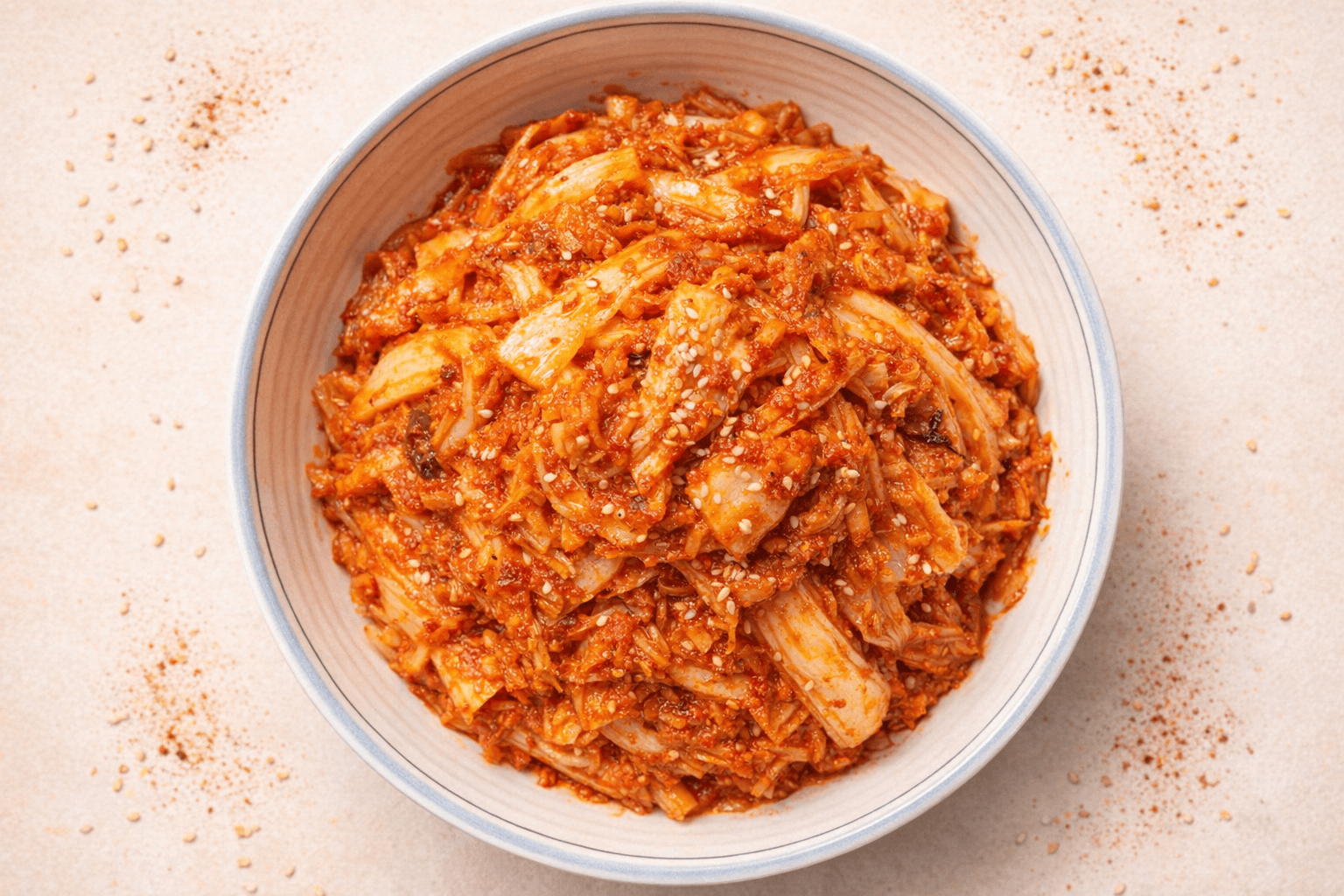 칼국수집 진한 겉절이