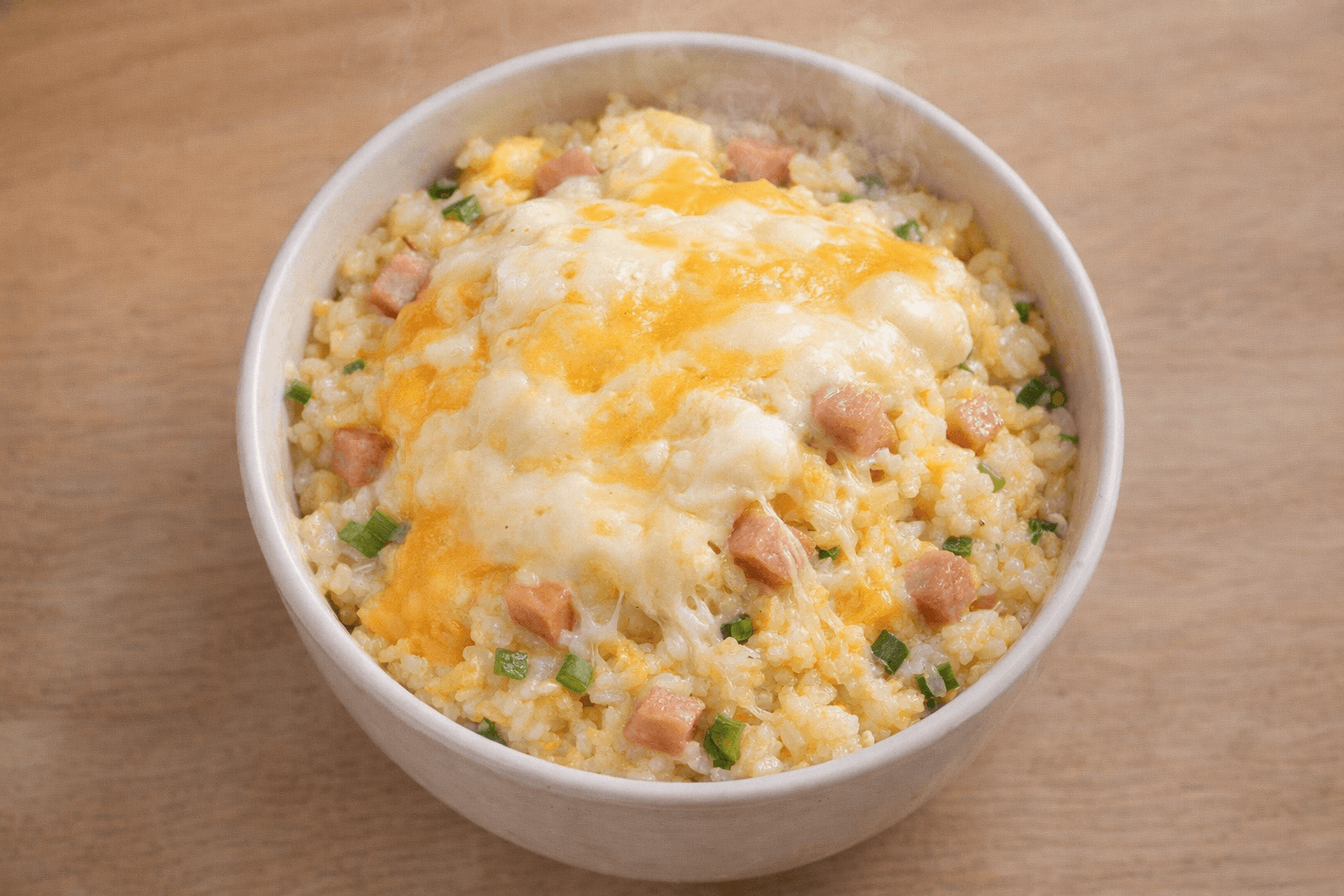 치즈 듬뿍 스팸 달걀밥 전자레인지 요리