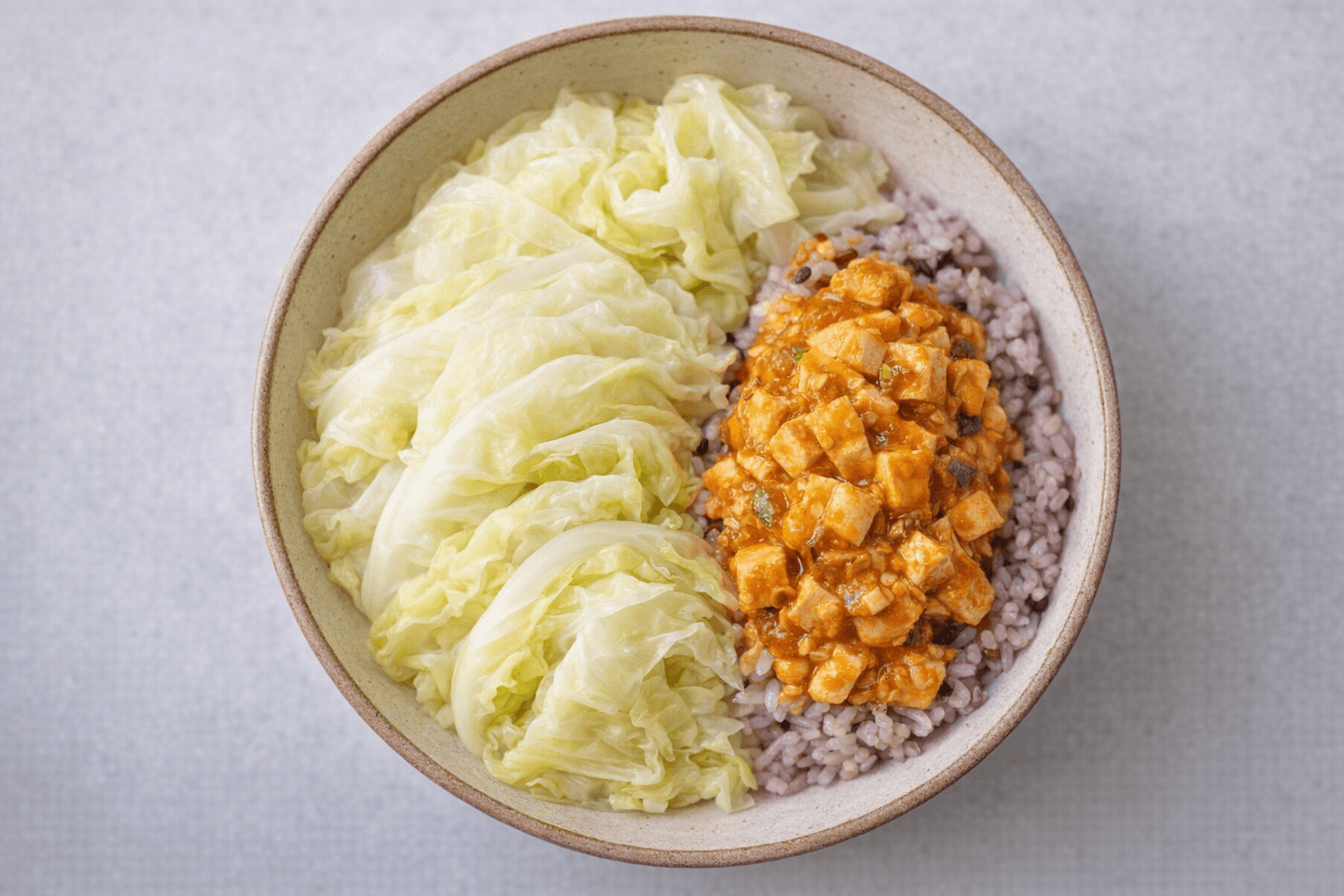 양배추쌈과 두부쌈장