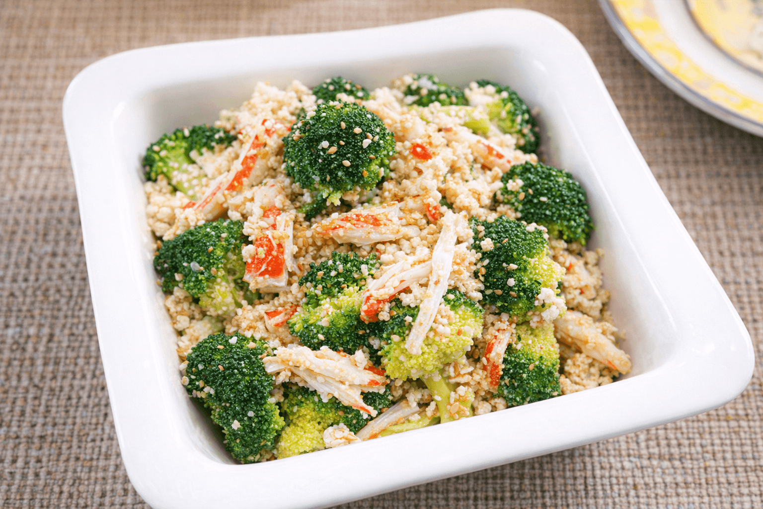 브로콜리 맛살 두부 무침 밑반찬 요리