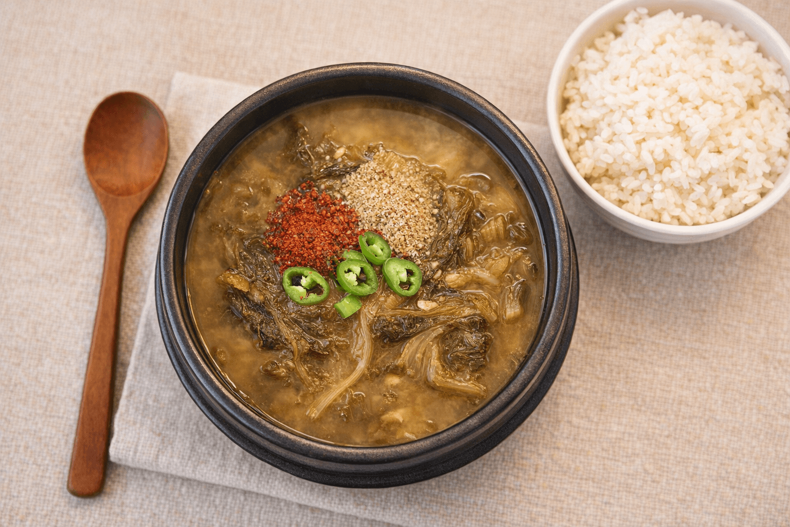 시래기들깨된장국