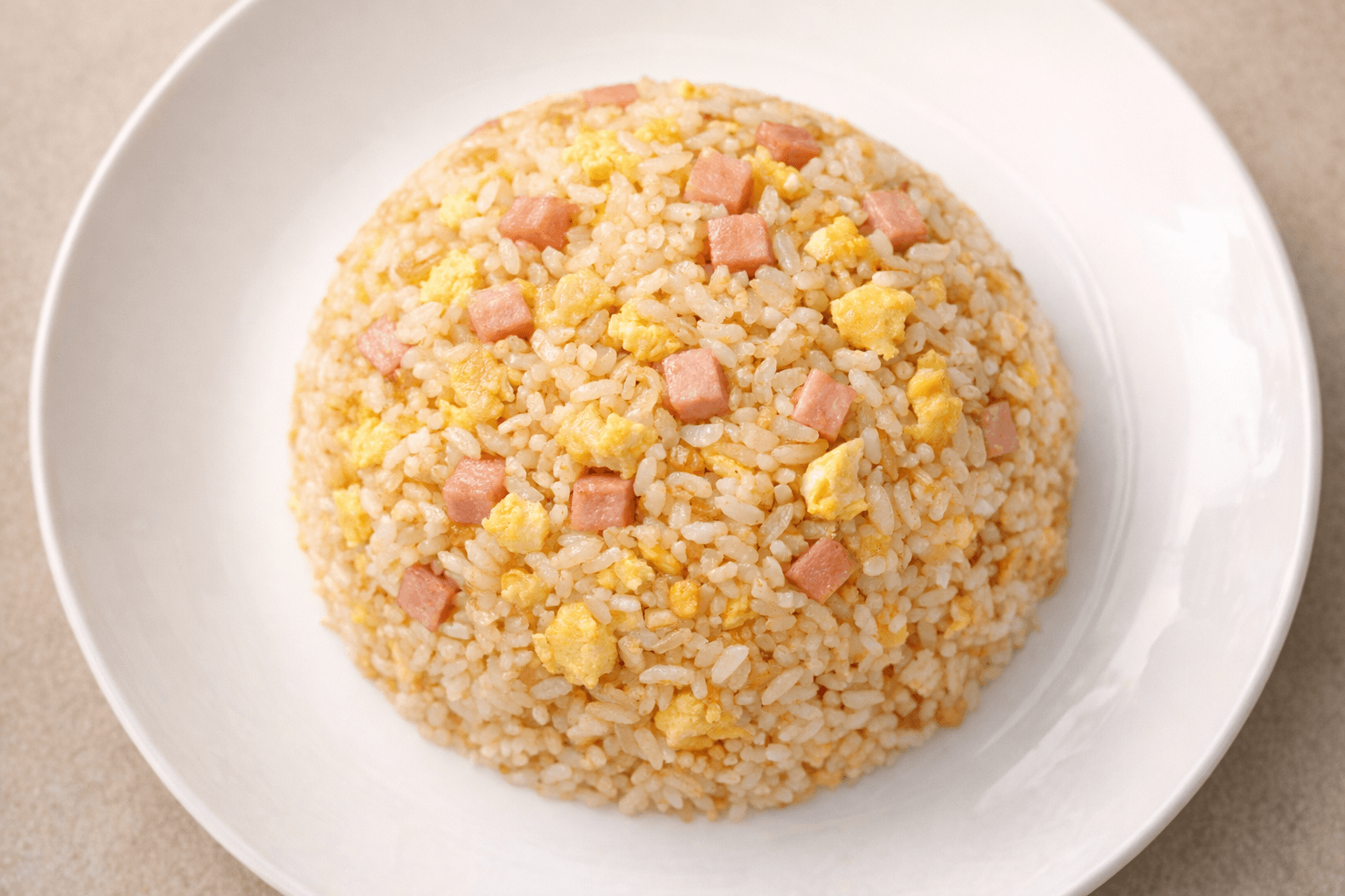 굴소스 햄계란볶음밥