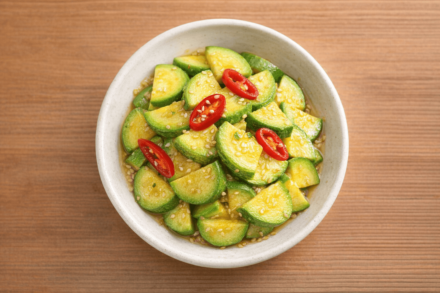 들기름 애호박볶음 밑반찬