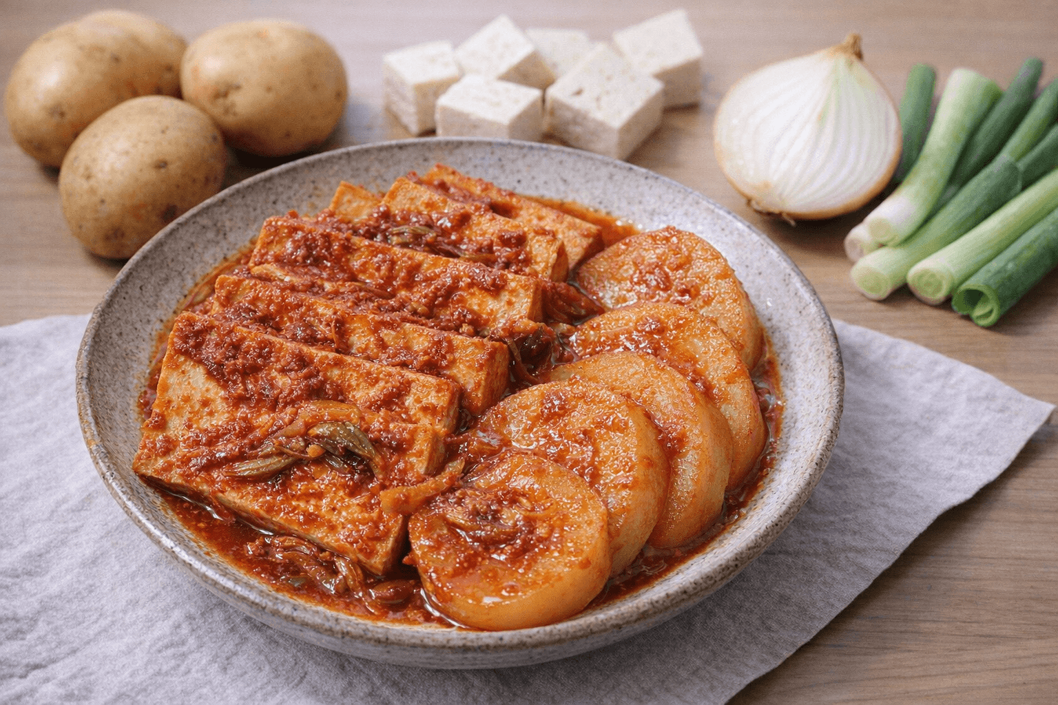 두부 감자조림 황금레시피