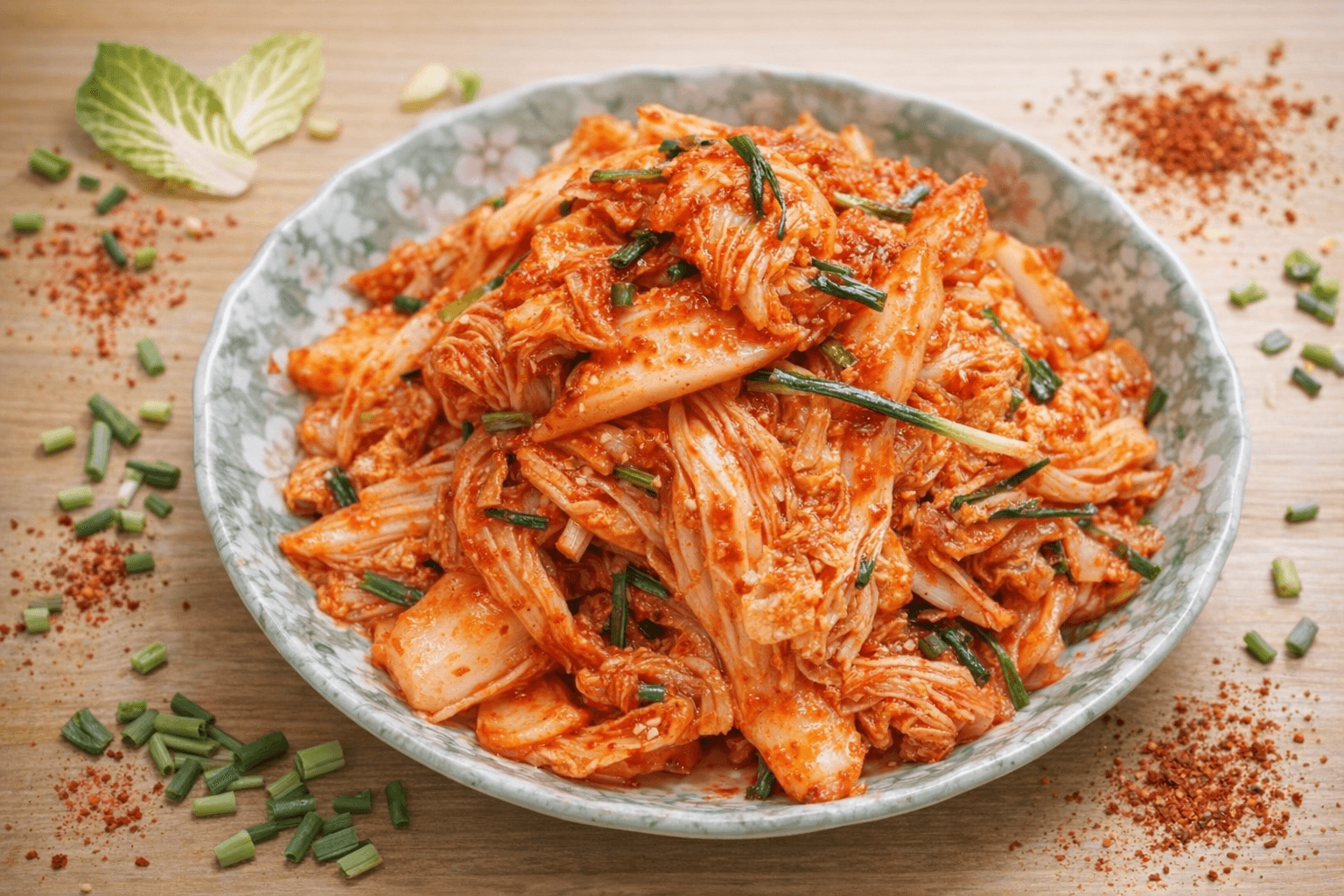 매콤달콤 아삭한 알배기 배추겉절이 김치