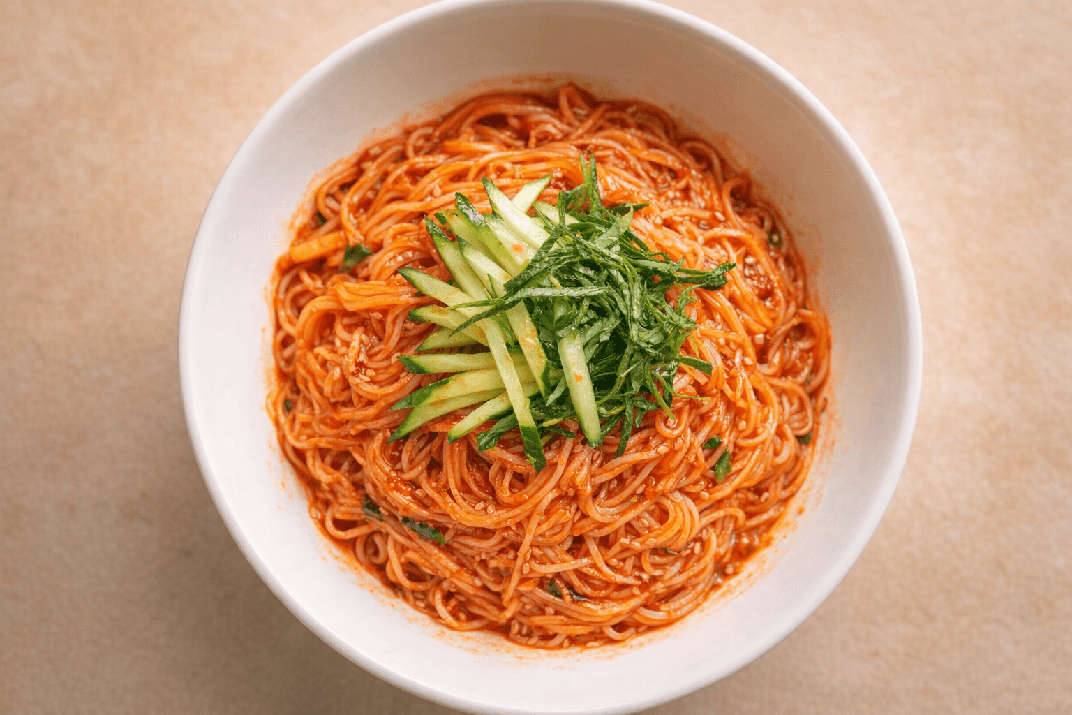 초간단 비빔국수 야식