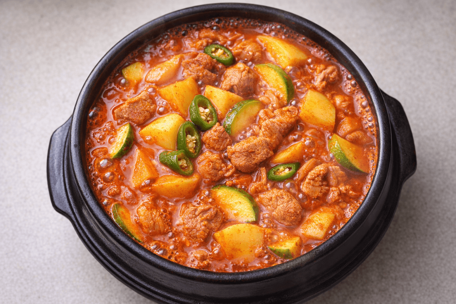 The Ultimate Rice Thief! Secret Recipe for Rich & Spicy Pork Gochujang Jjigae