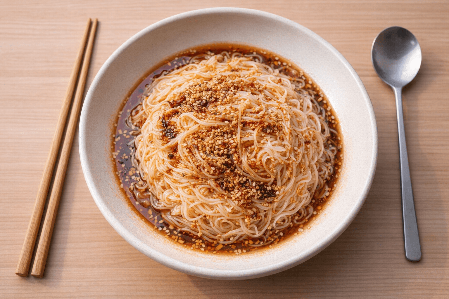 초간단 마약 간장비빔국수 소면 요리