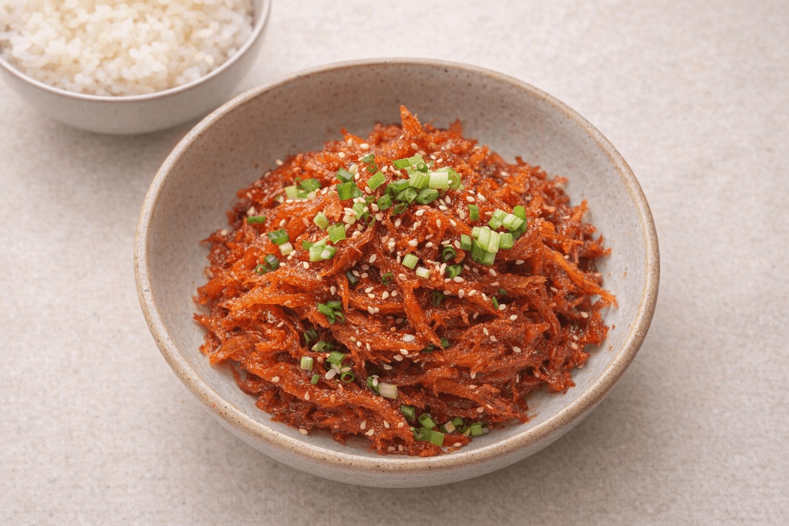 The Ultimate Rice Thief: The Secret to Perfectly Chewy, No-Soggy Spicy & Sweet Dried Pollock Salad