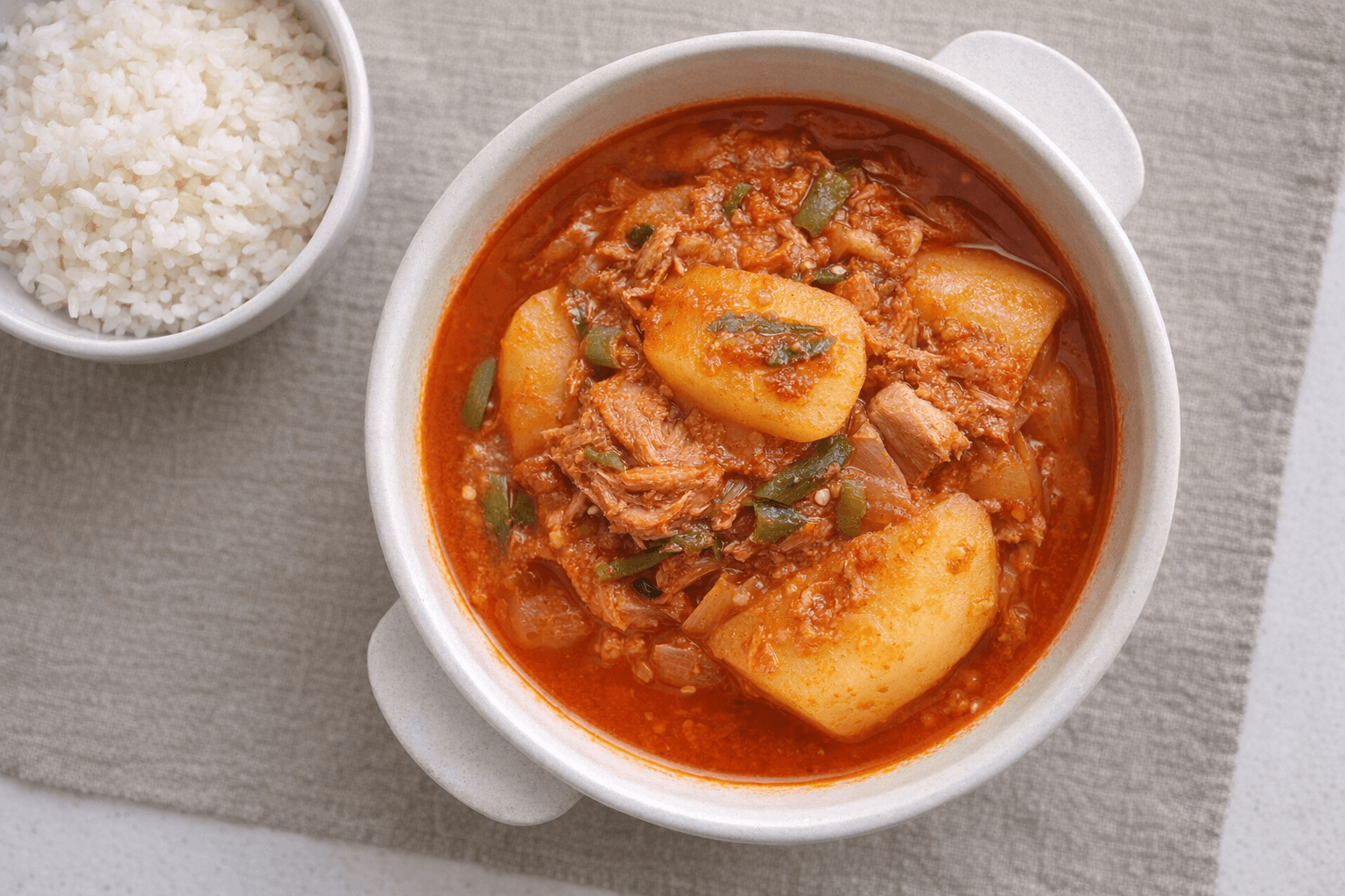 매콤달콤 밥도둑 참치감자조림 반찬