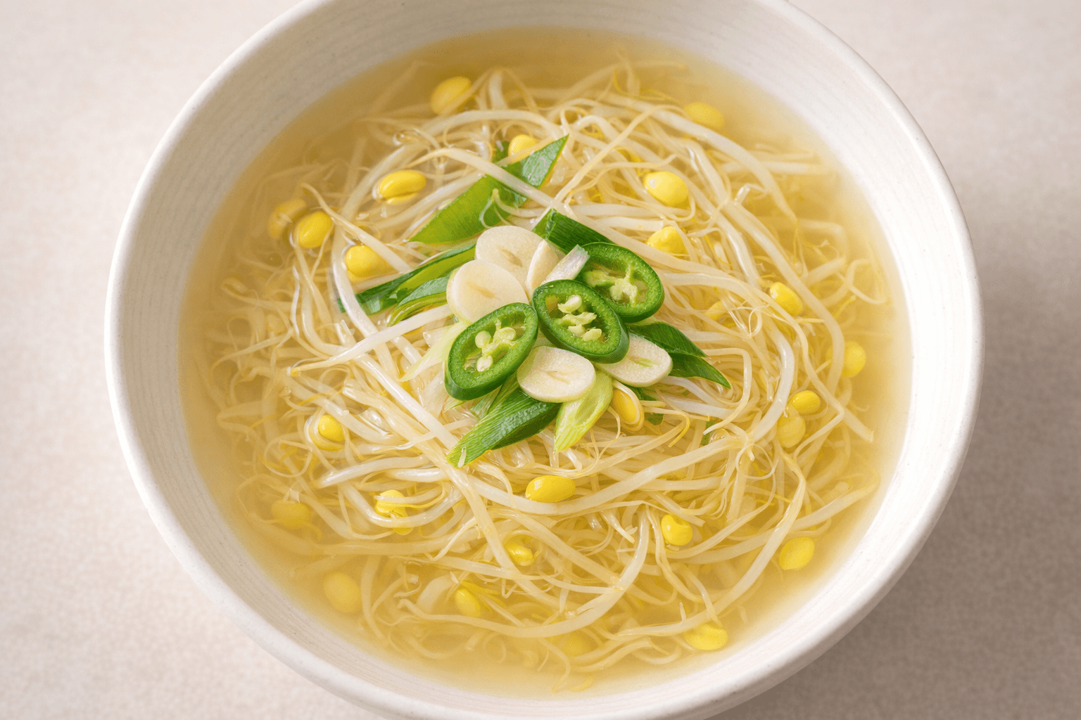 매콤 콩나물국 해장국