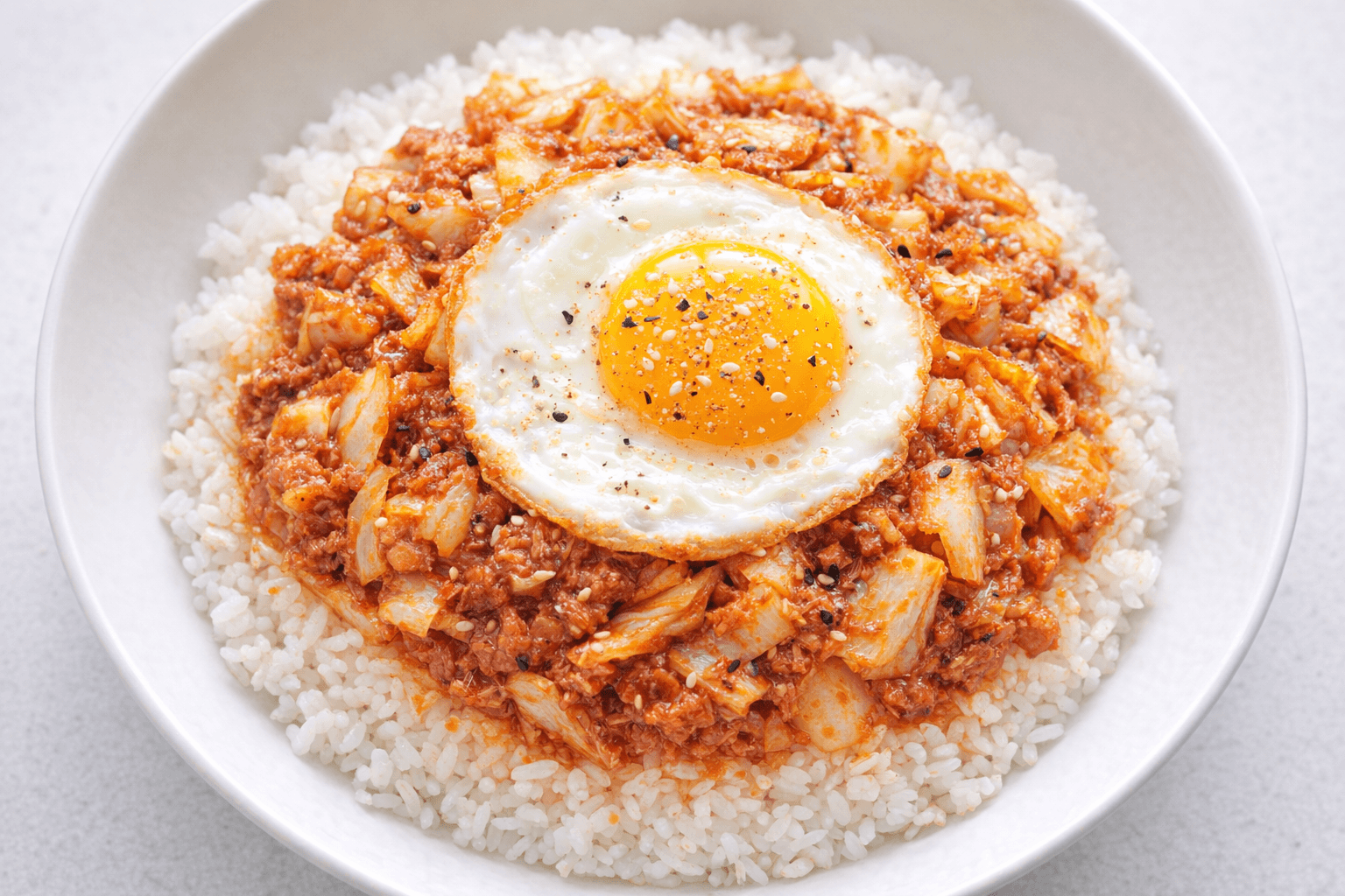 양배추 참치덮밥