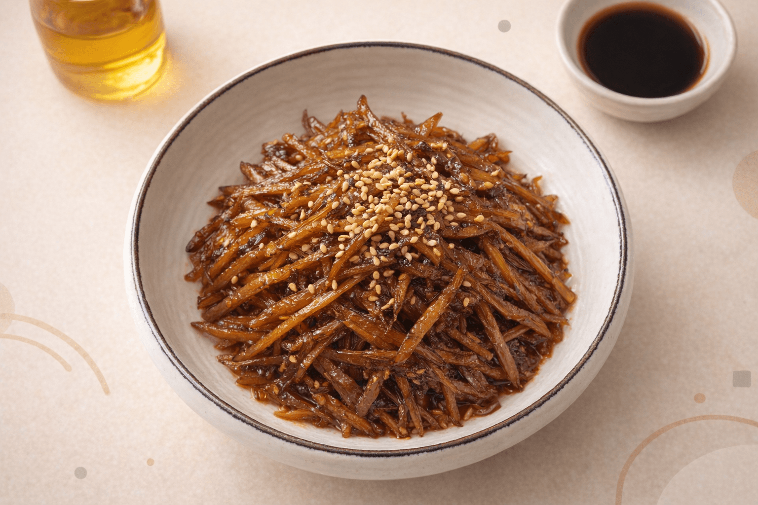 윤기나는 초간단 우엉조림 반찬