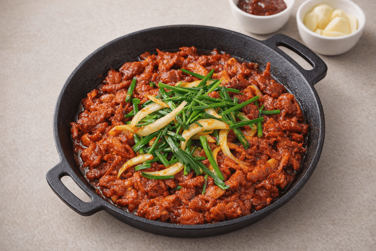 매콤달콤 오리주물럭 특제 양념 요리