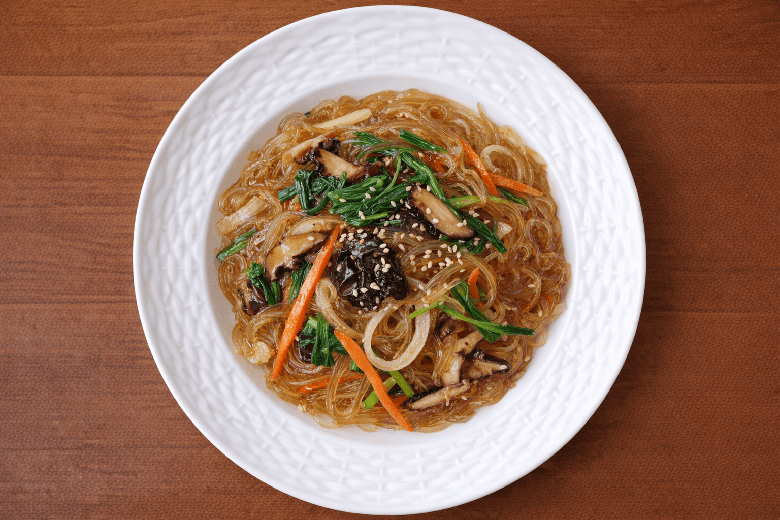 윤기나는 채식 잡채