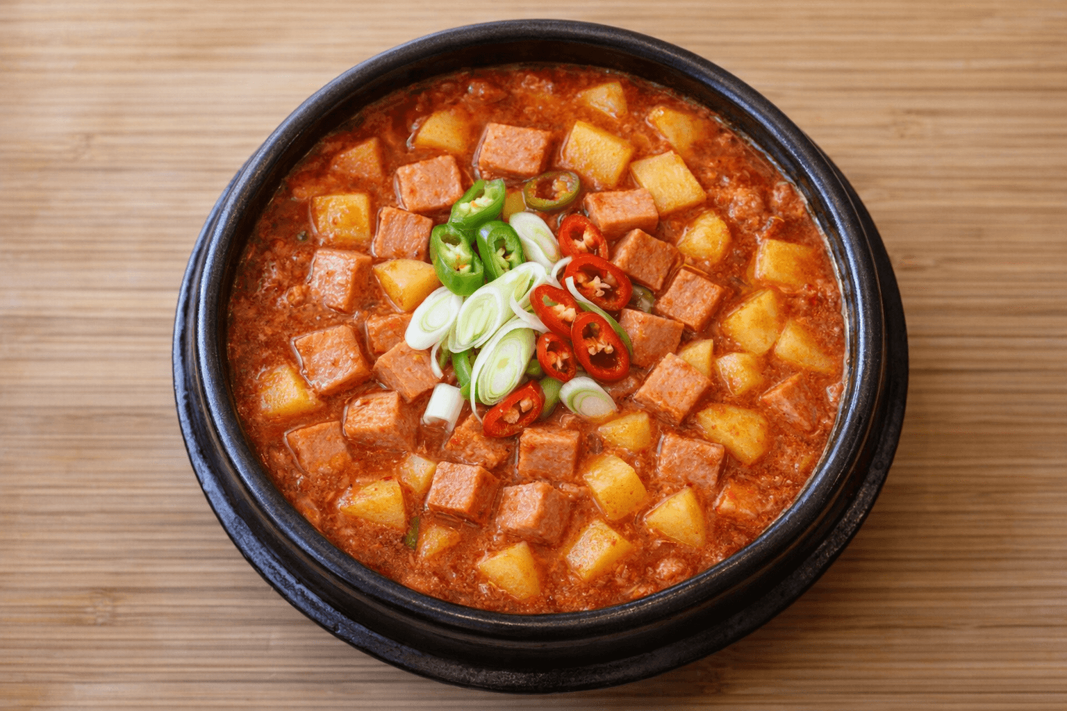 스팸 감자 짜글이 찌개