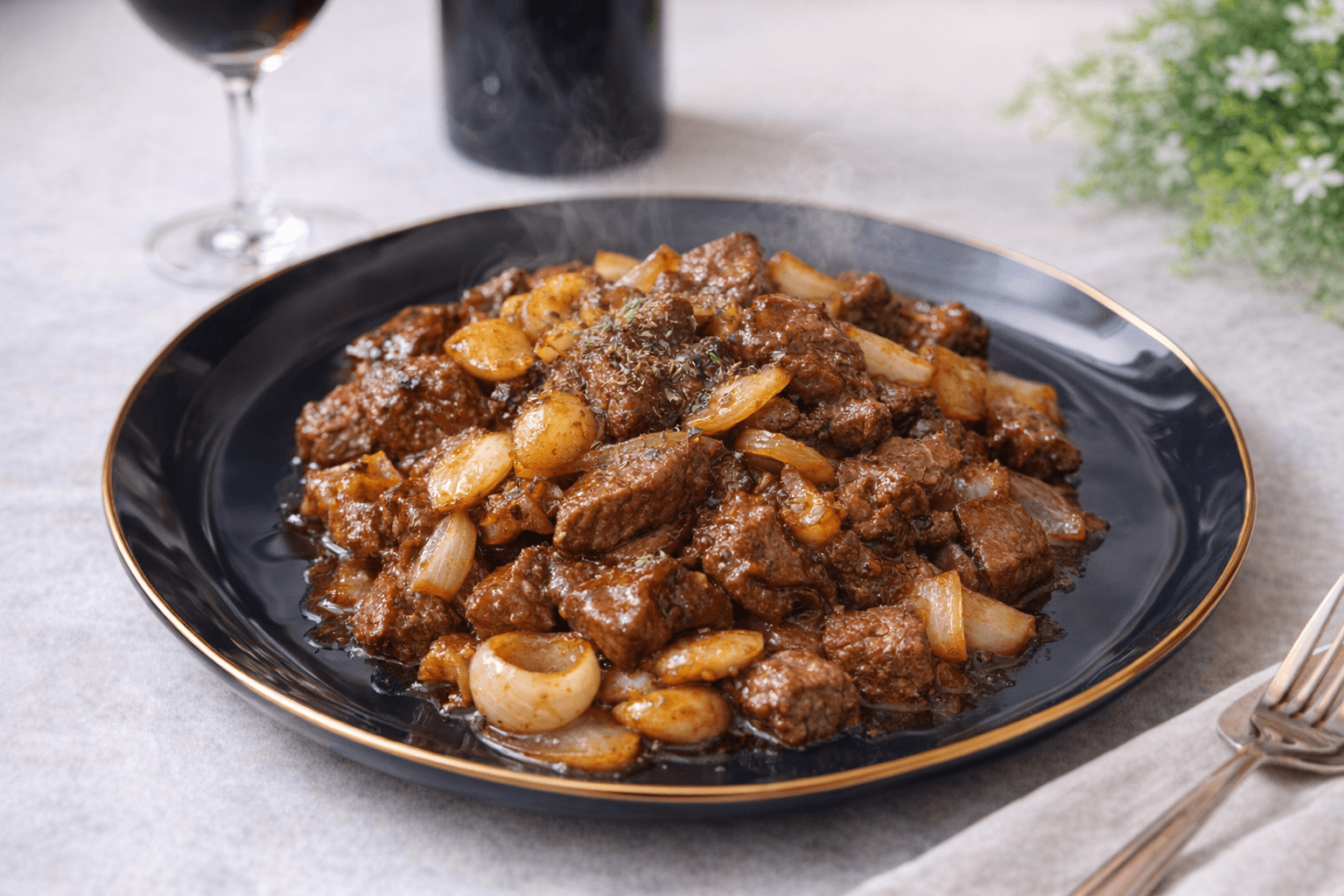 [15분 컷] 집구석을 레스토랑으로! 절대 실패 없는 입에서 살살 녹는 찹스테이크 황금 레시피