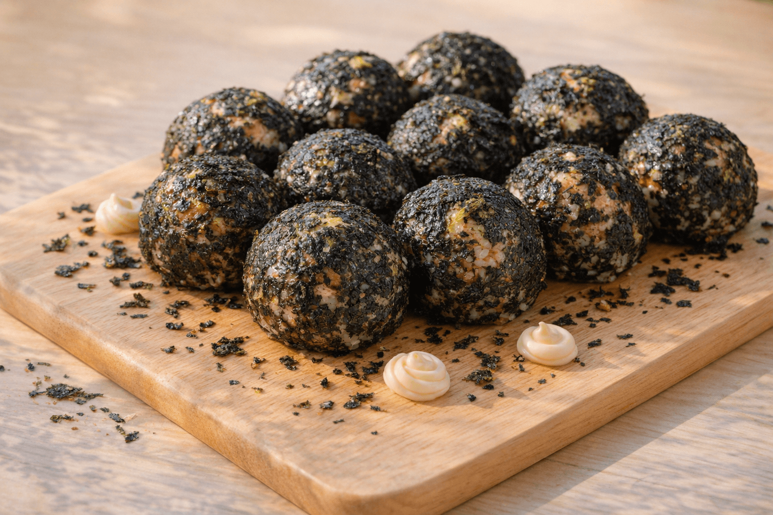 참치마요 주먹밥 도시락 요리