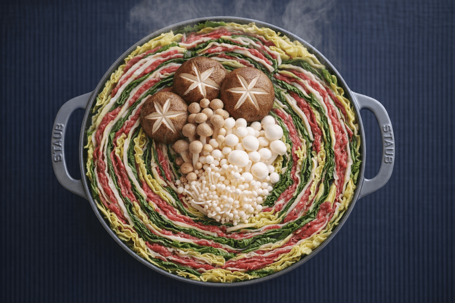 밀푀유나베 소고기 배추 전골 요리