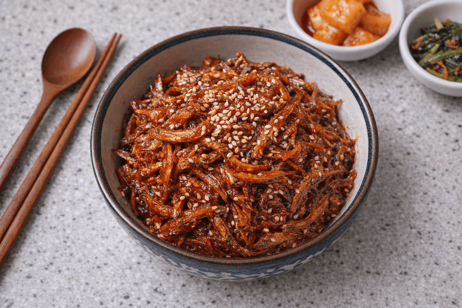 윤기나는 고추장 멸치볶음 반찬