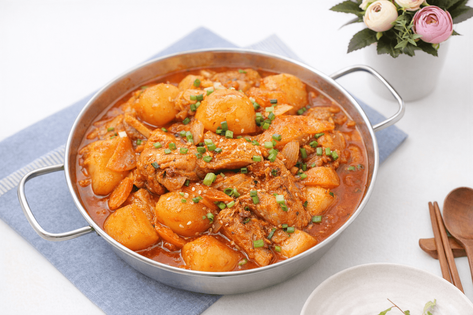 매콤달콤 닭볶음탕