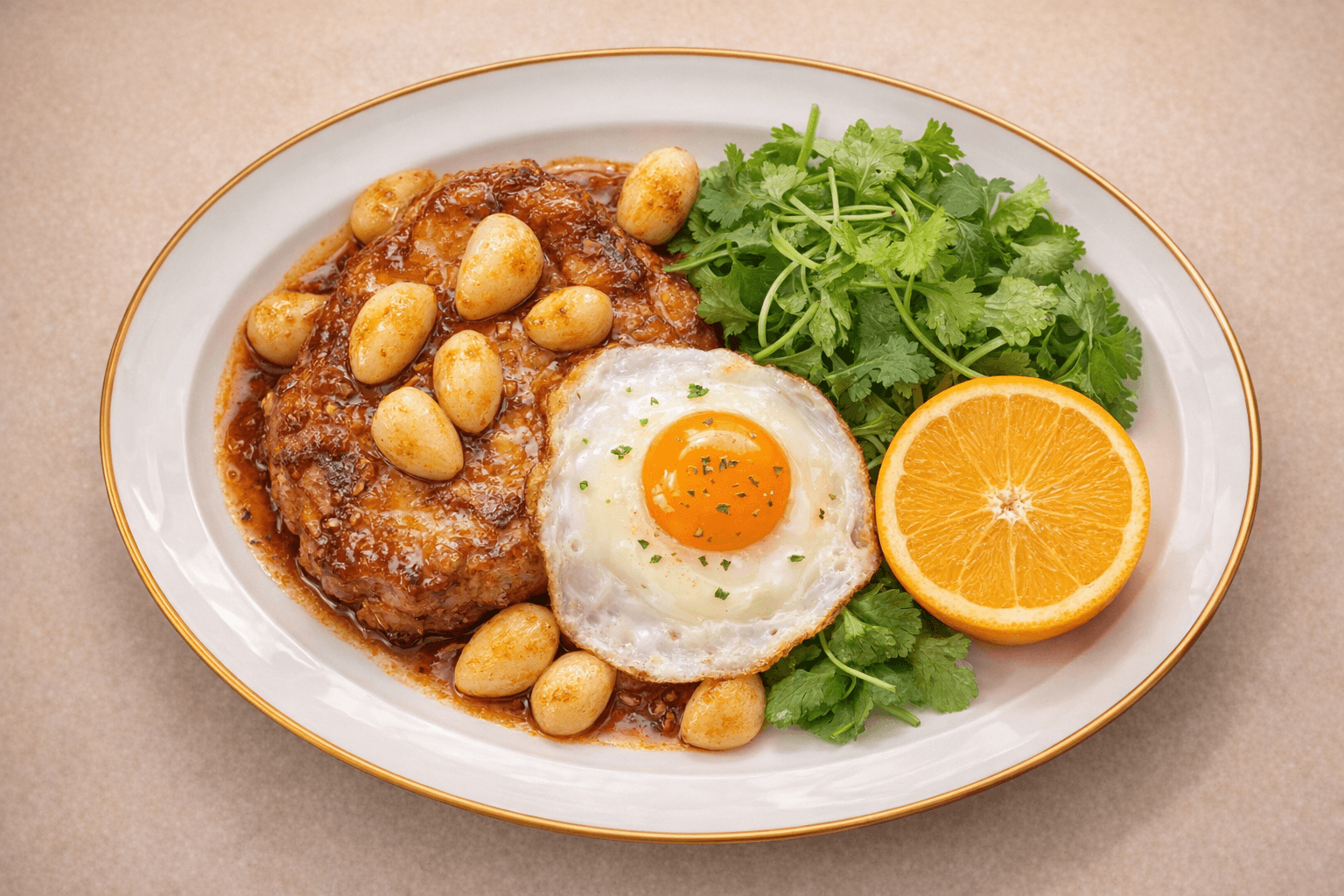 백종원 목살스테이크 소스 계란프라이