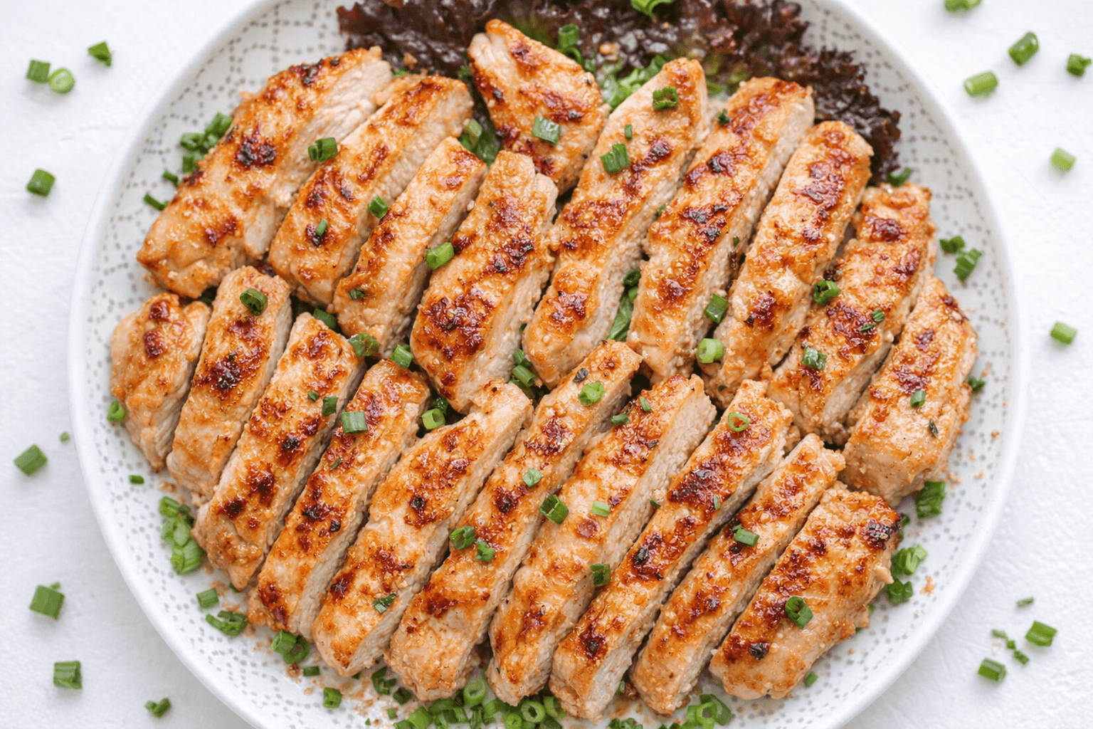 윤기나는 닭가슴살 갈비구이