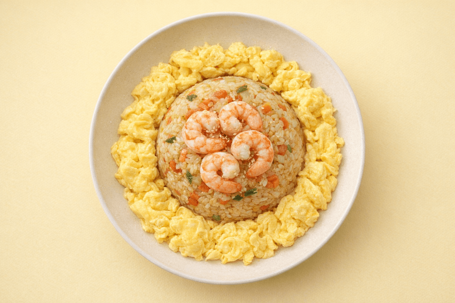 굴소스 계란 새우볶음밥 요리