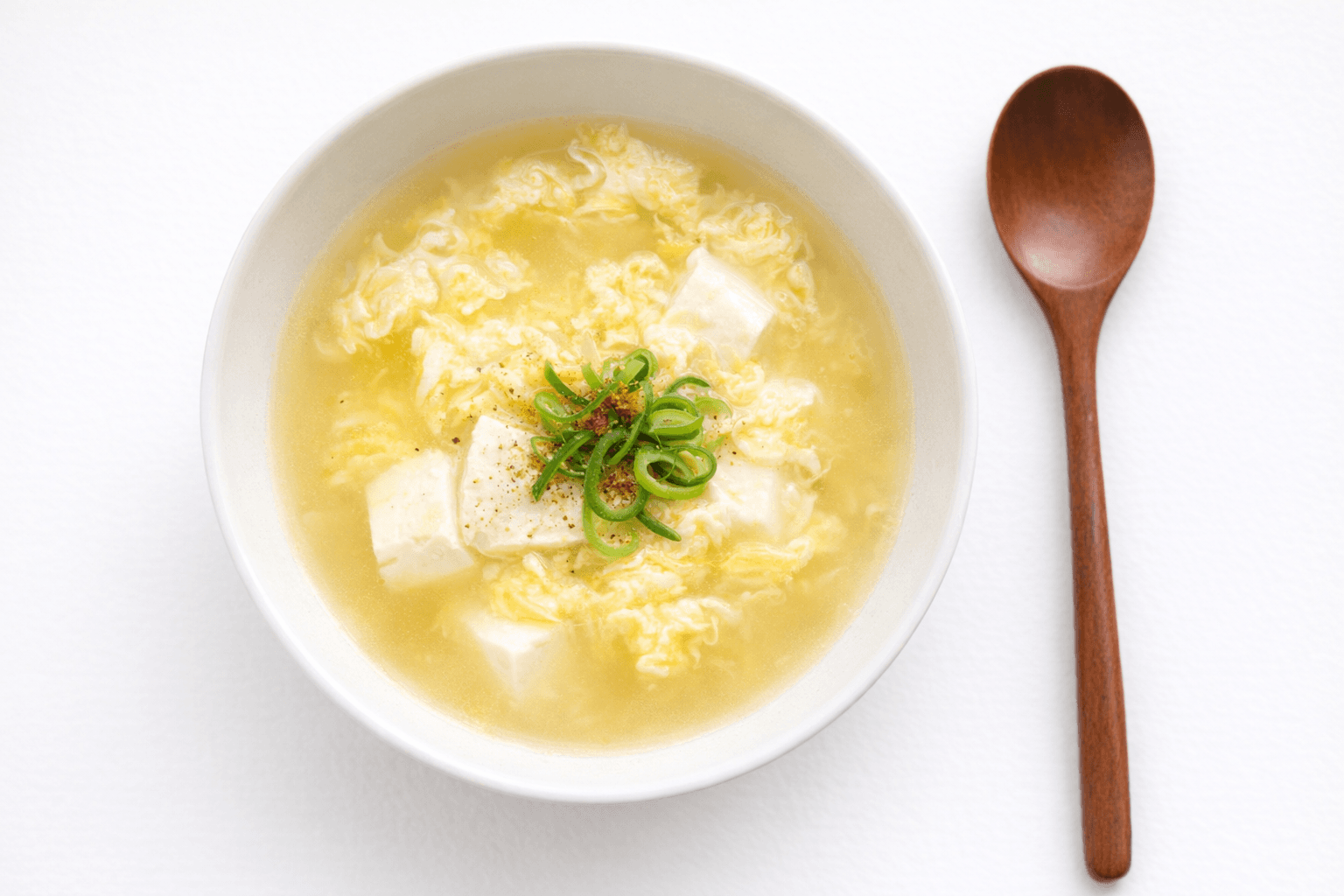 새우젓 연두부 달걀국