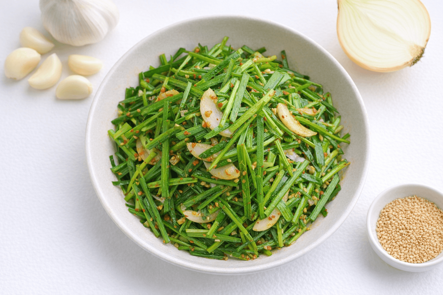 고기 먹을 때 절대 빠지면 안 되는 '이것'! 평생 써먹는 부추무침 황금레시피 대공개