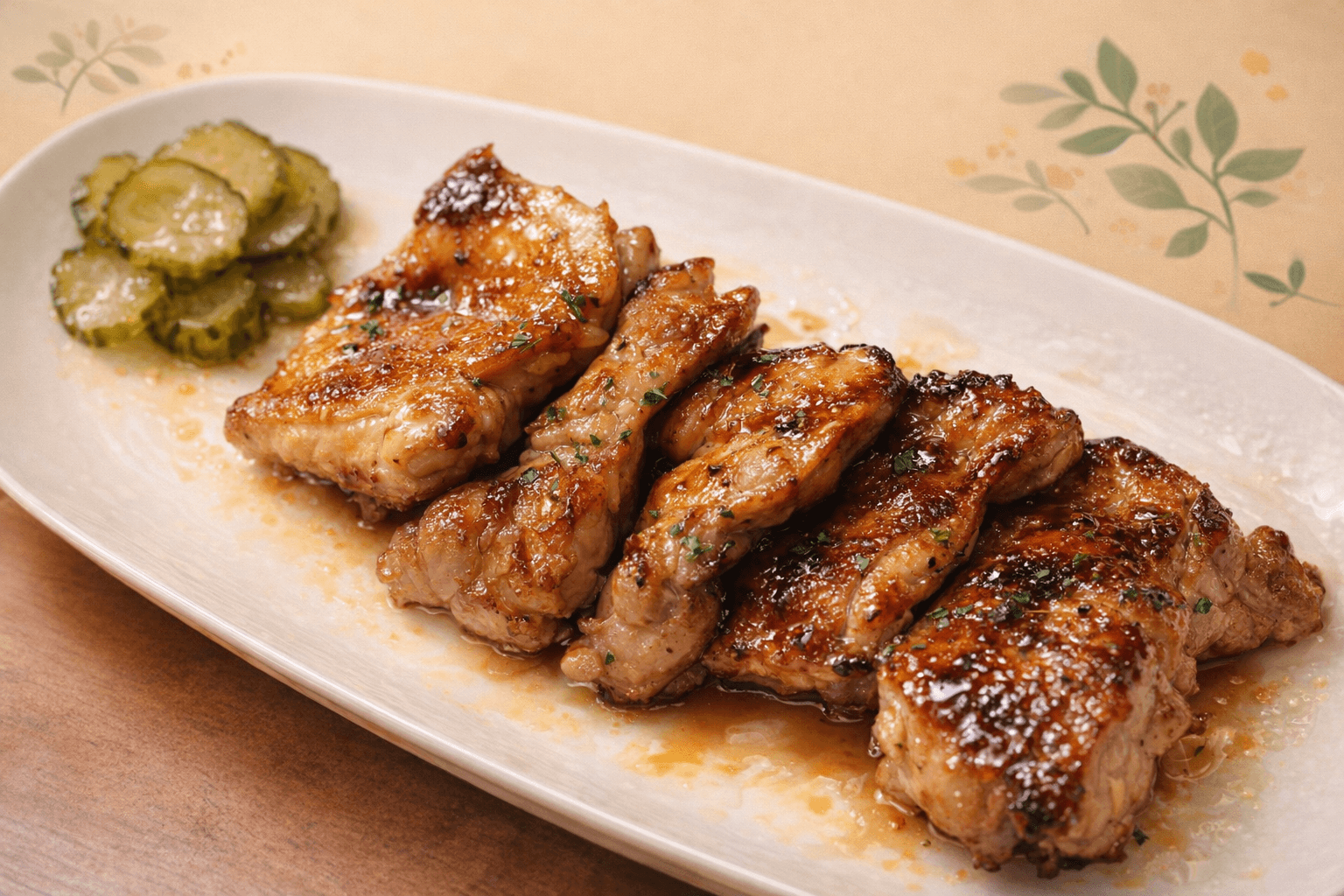 치킨데리야끼, 닭다리살요리, 주말메뉴